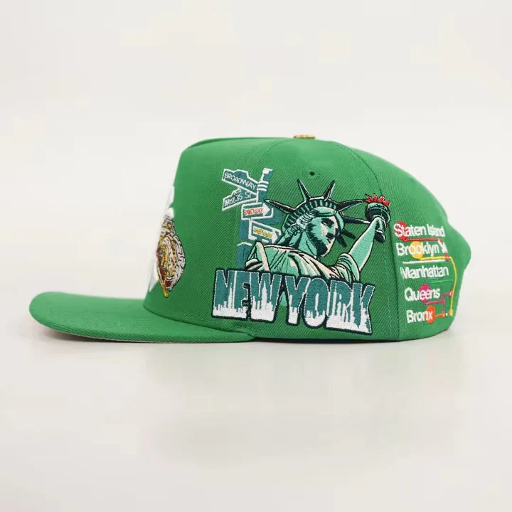 Bacon Egg and Cheese Strap Back - Green Apple - Image 3