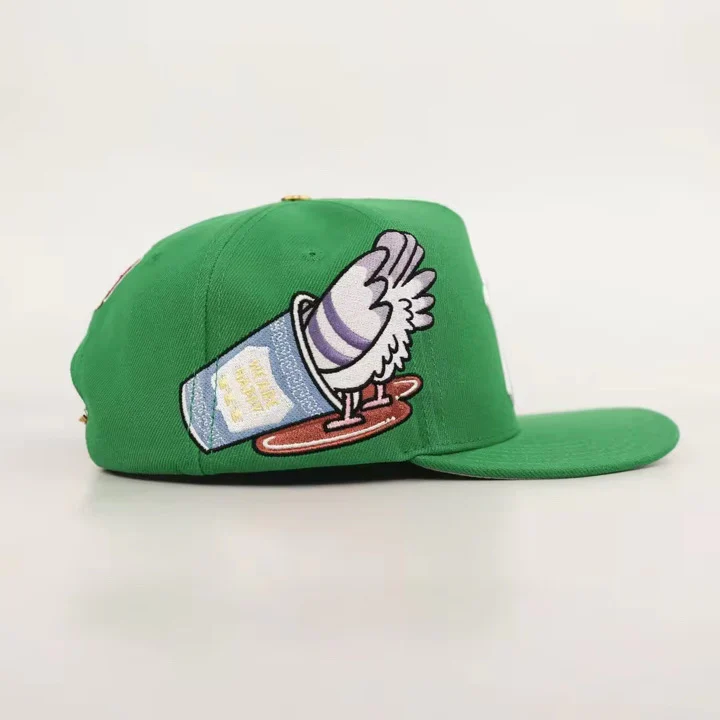 Bacon Egg and Cheese Strap Back - Green Apple - Image 4