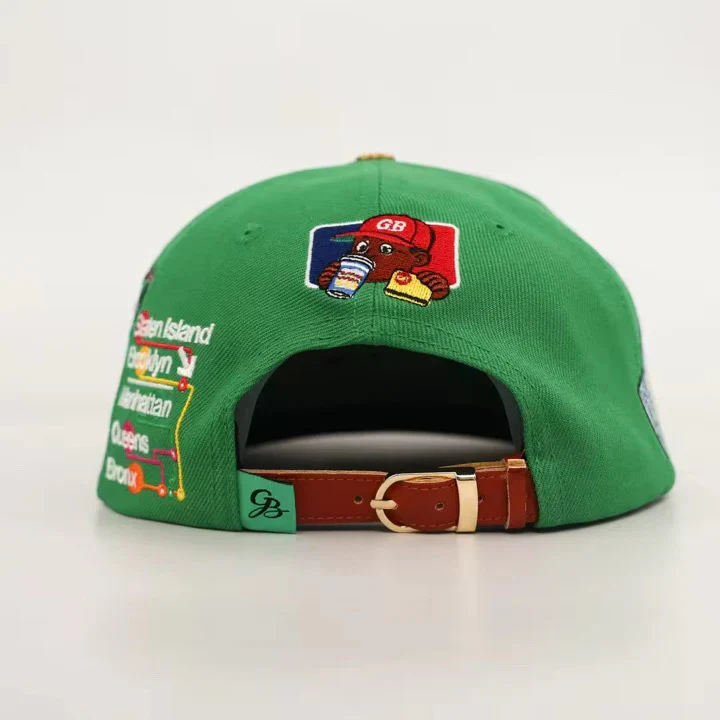 Bacon Egg and Cheese Strap Back - Green Apple - Image 5