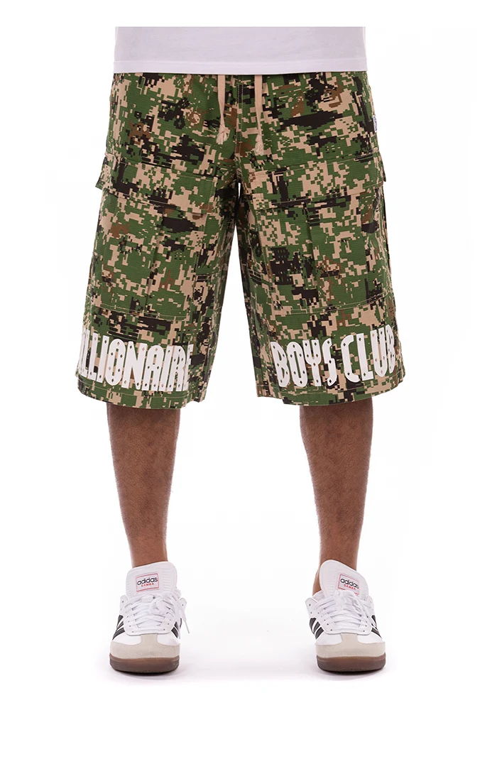 BB Camo Cargo Shorts - Sesame - Image 3