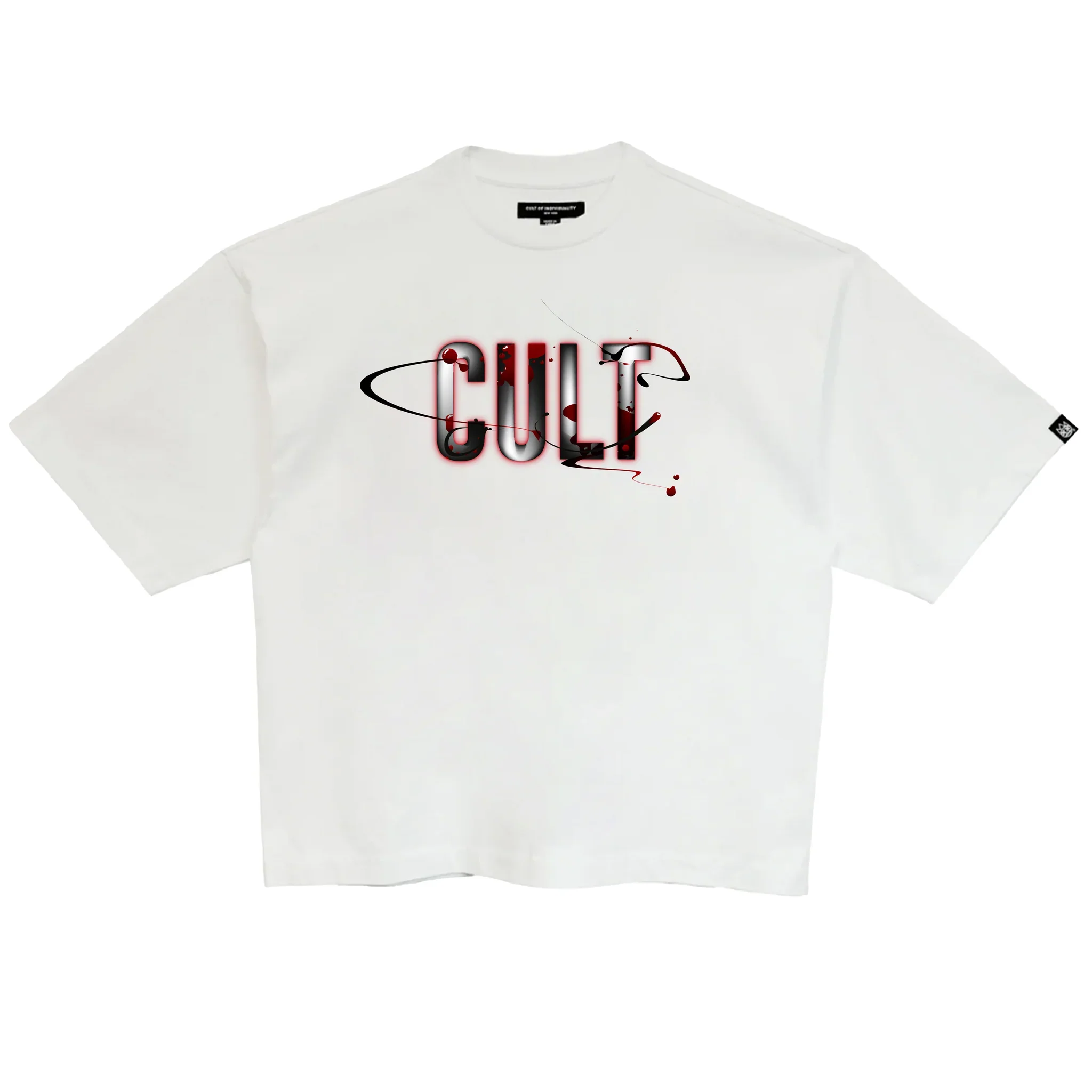 Blood Logo T-Shirt - White