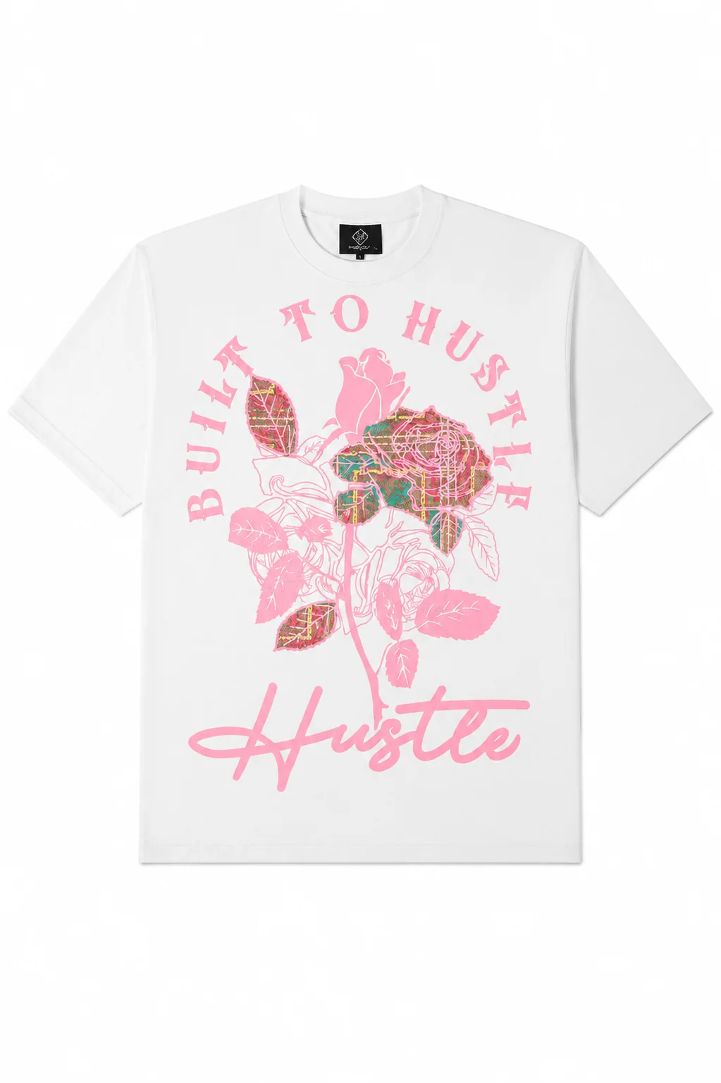 Built To Hustle Tapestry T-Shirt - White