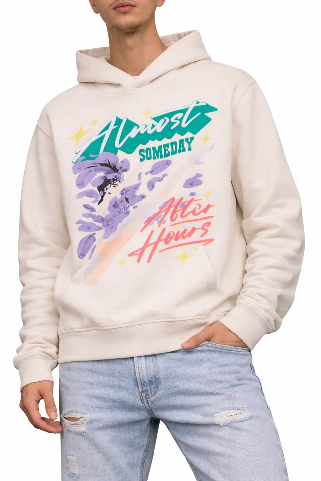 Burlesque Hoodie - Cream - Image 3