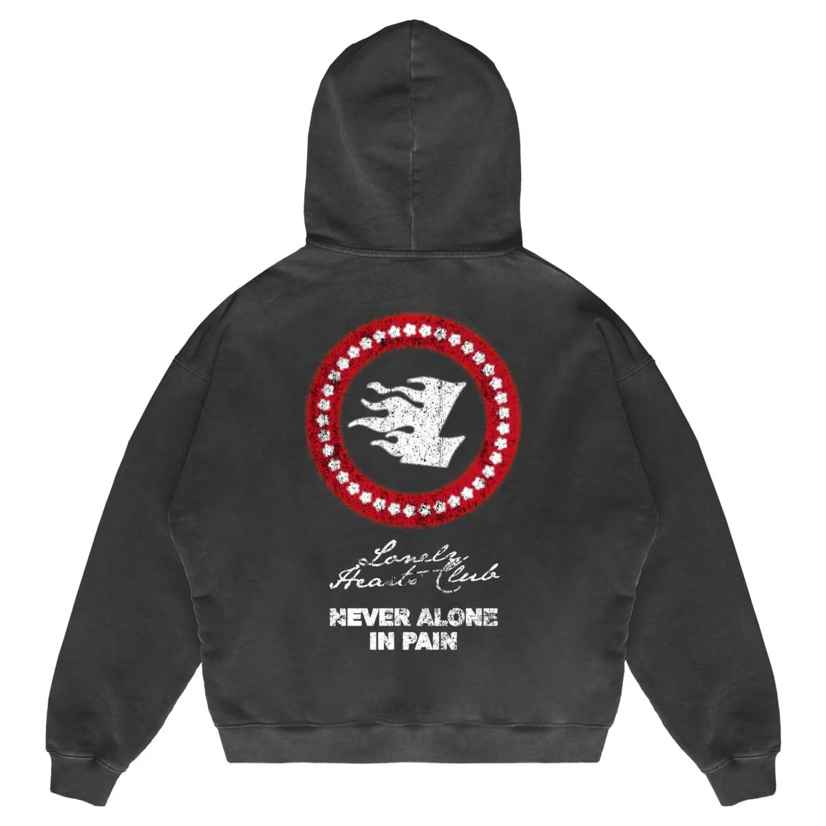 Burning Desire Premium Hoodie - Vintage Grey - Image 2