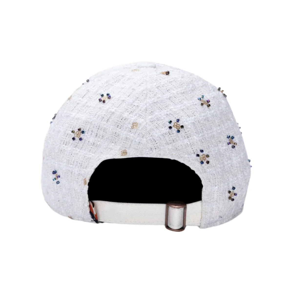 C-Fall Beaded 6 Panel Cap - Bone - Image 2