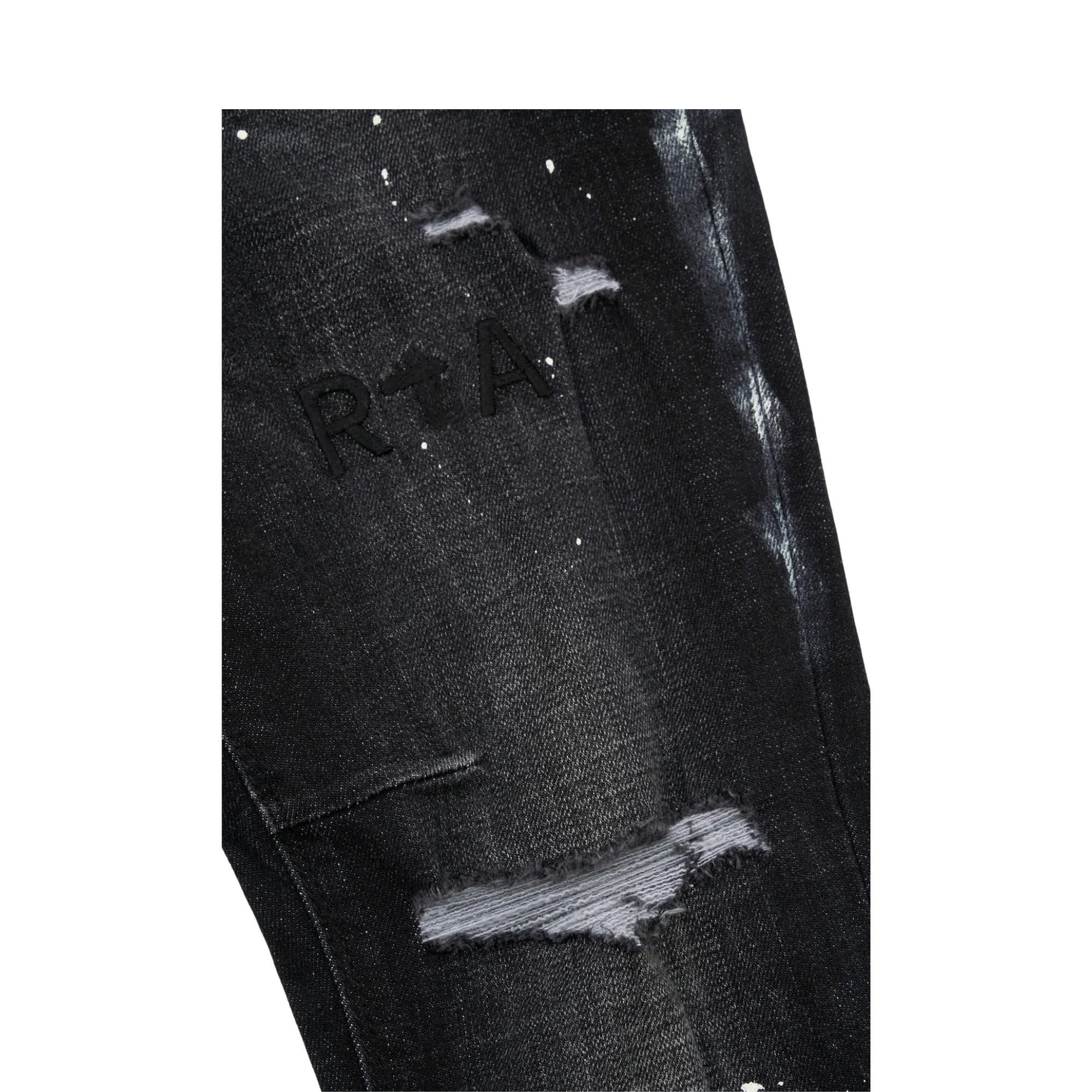 Clayton Jean - Distressed Charcoal Paint - Image 3
