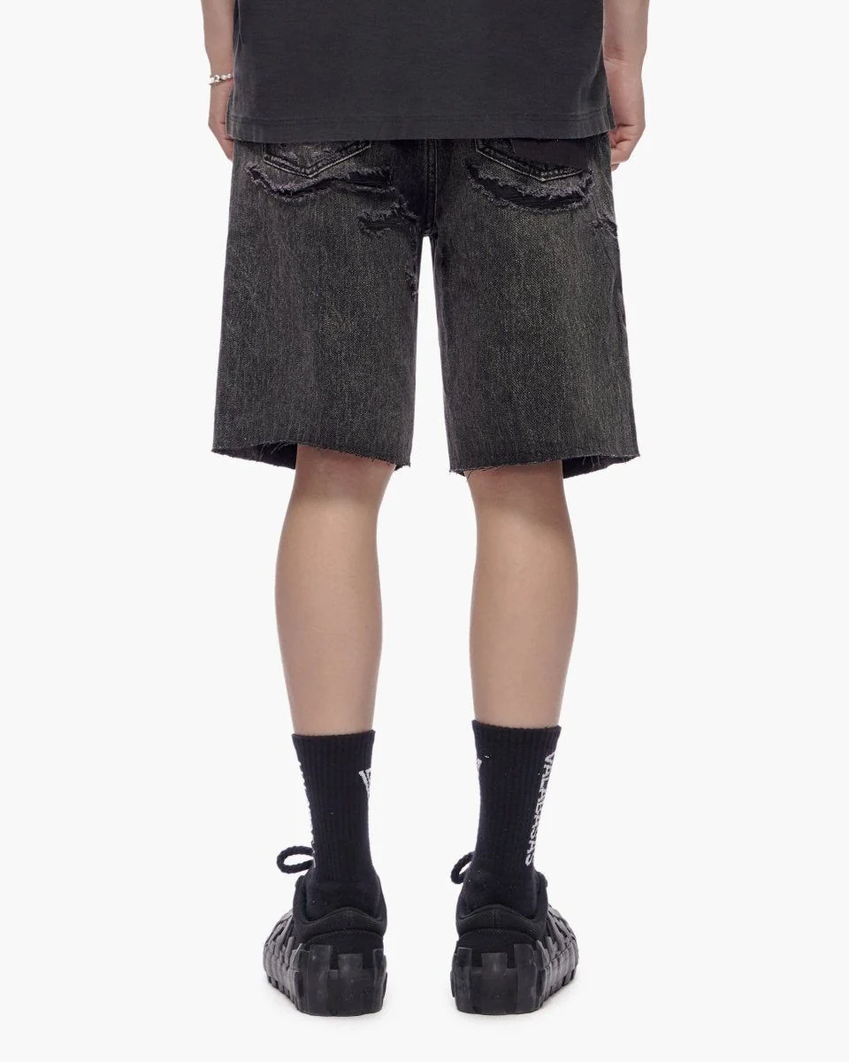 Compass Shorts - Grey Wash - Image 4