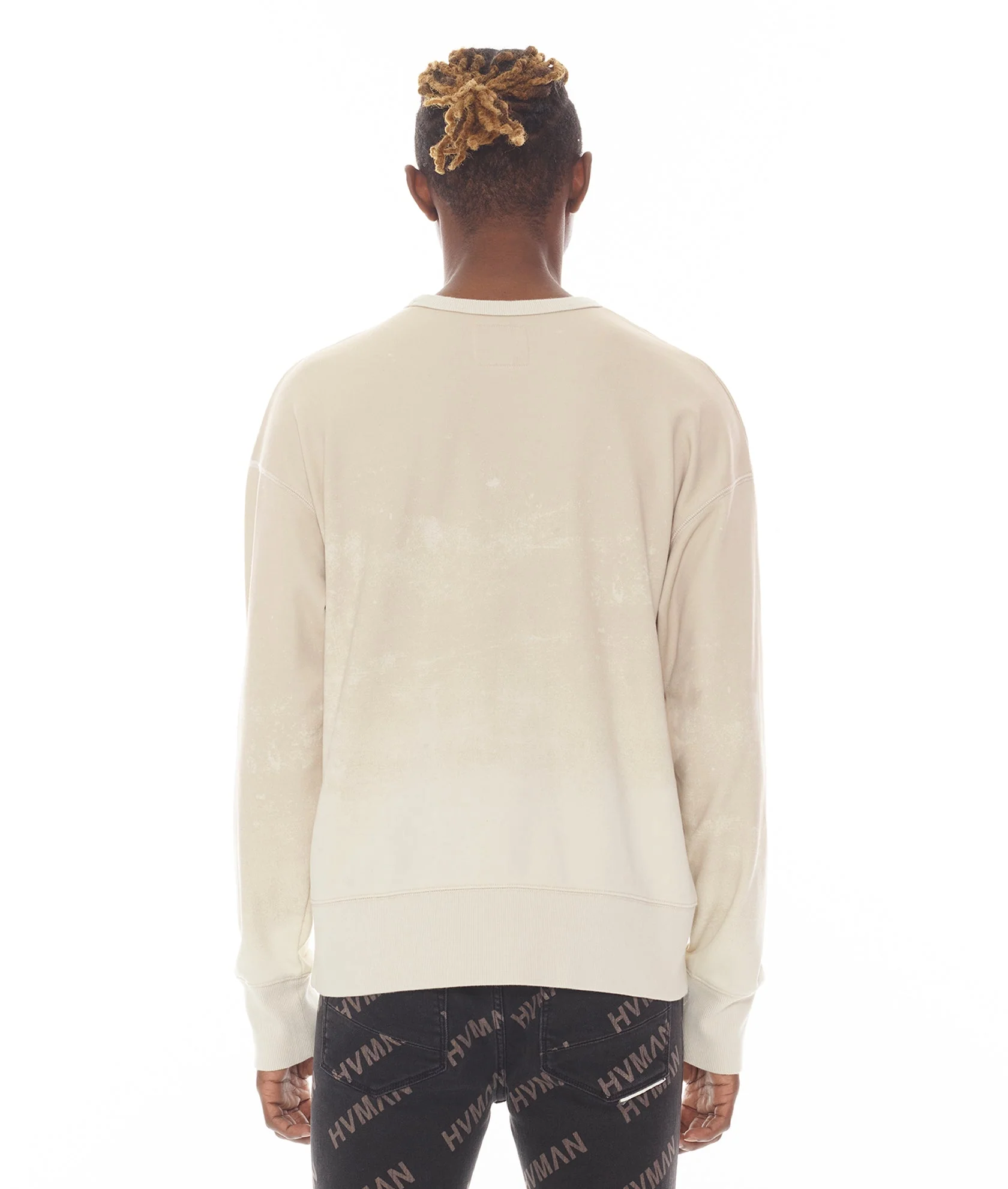 CREW SWEATSHIRT IN CREAM - Image 4