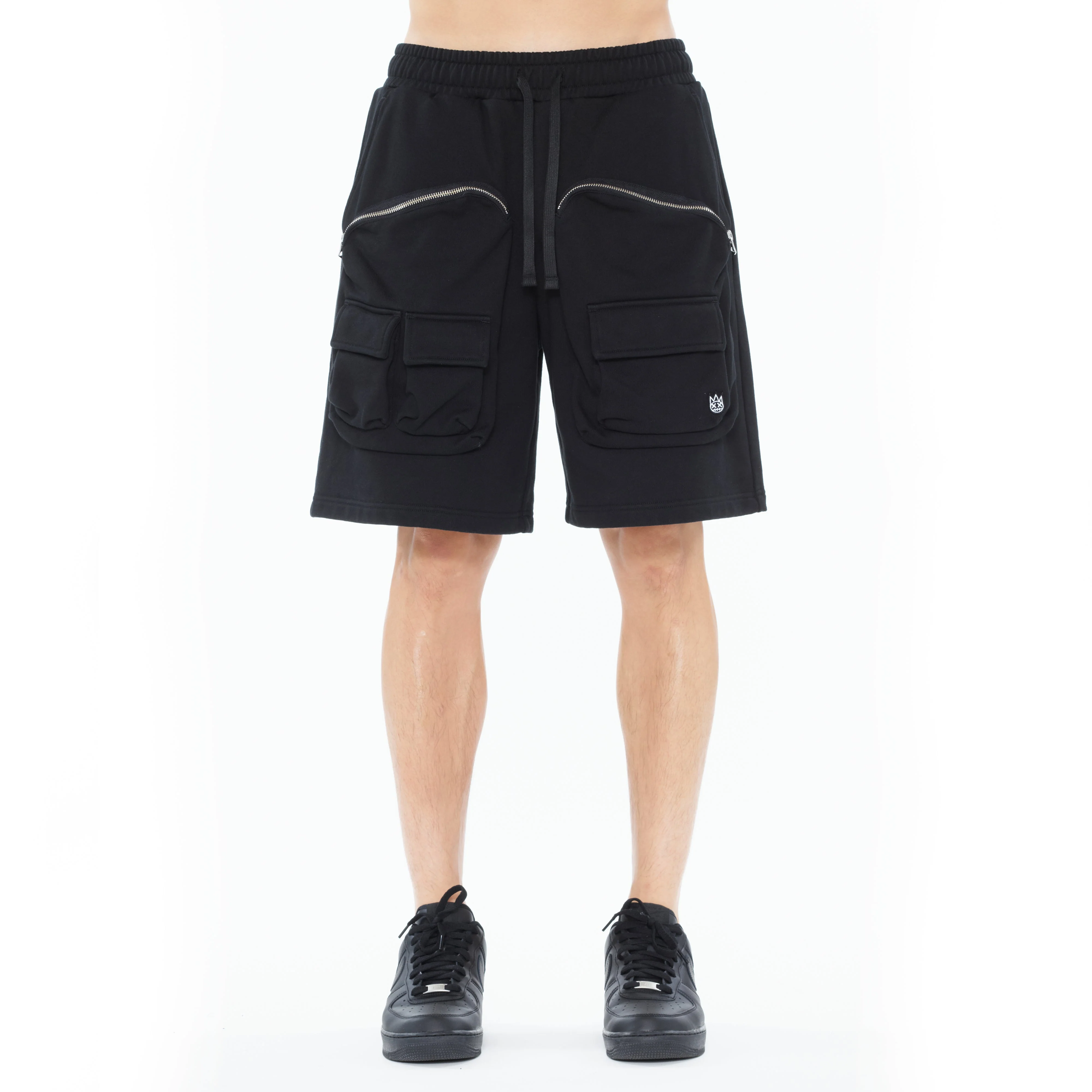 Cult's Cargo Shorts in Black - Image 2