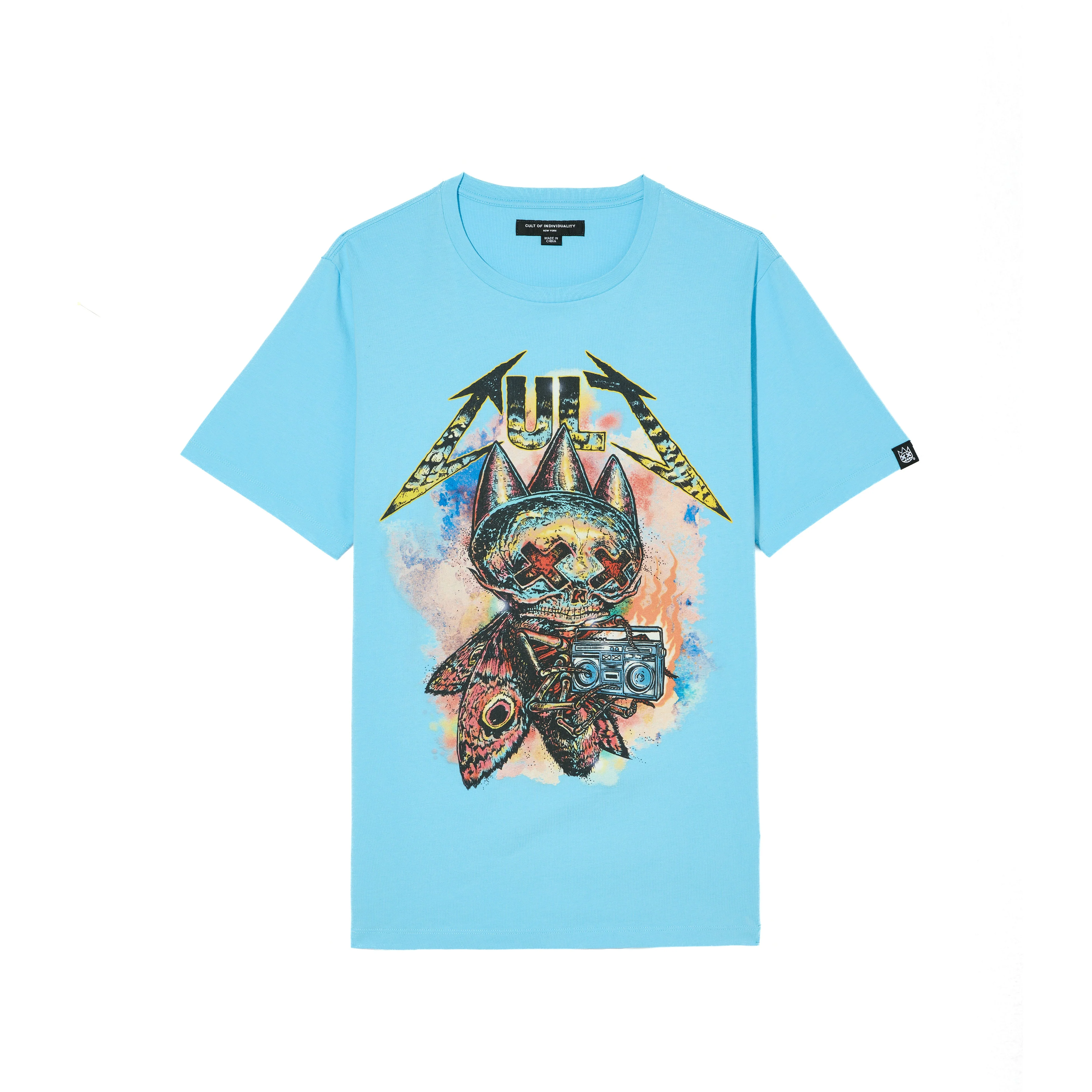 Cult's Crew Neck Tee - Fly in Baltic Sea