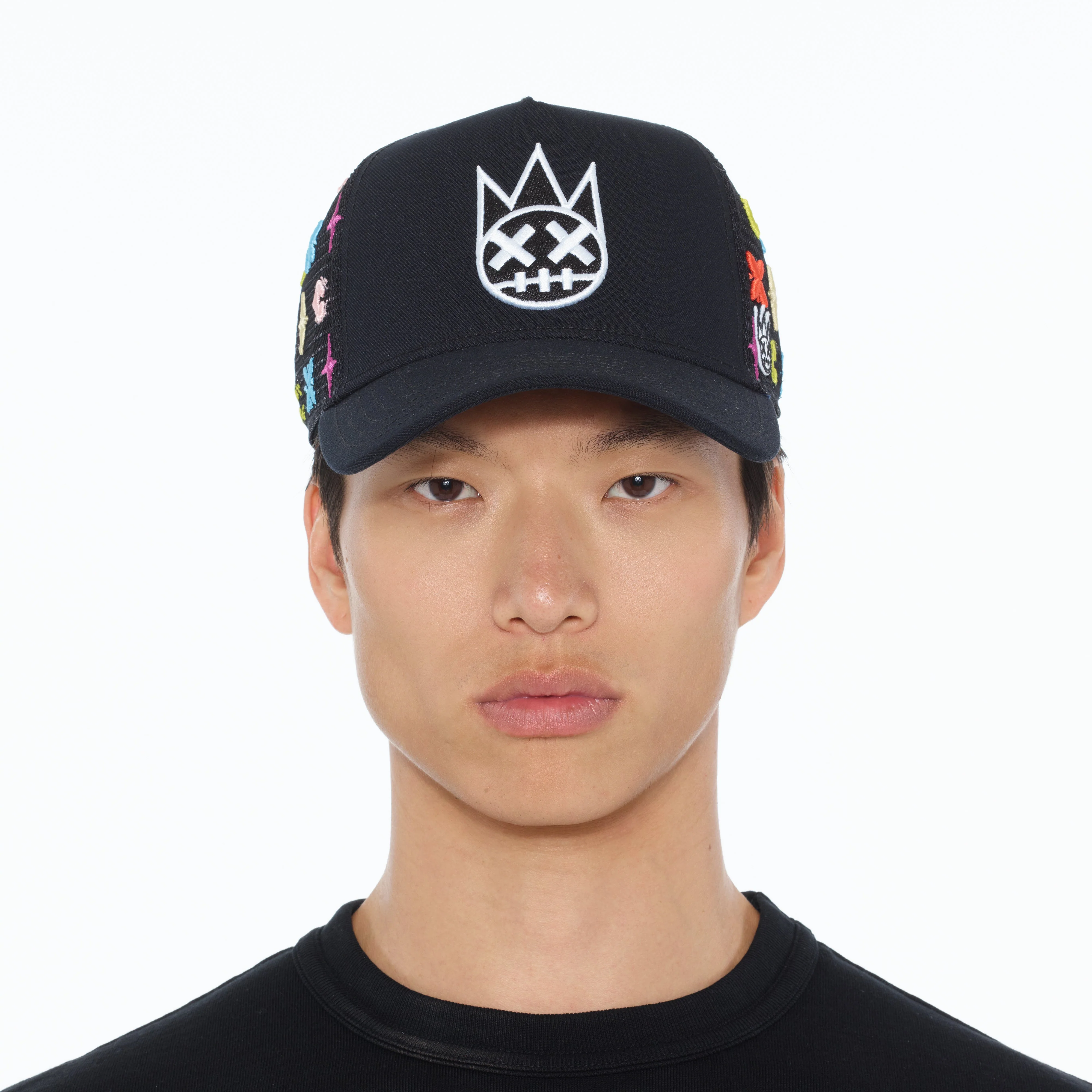 Cult's Cult Logo Pattern Hat in Black Pattern - Image 2