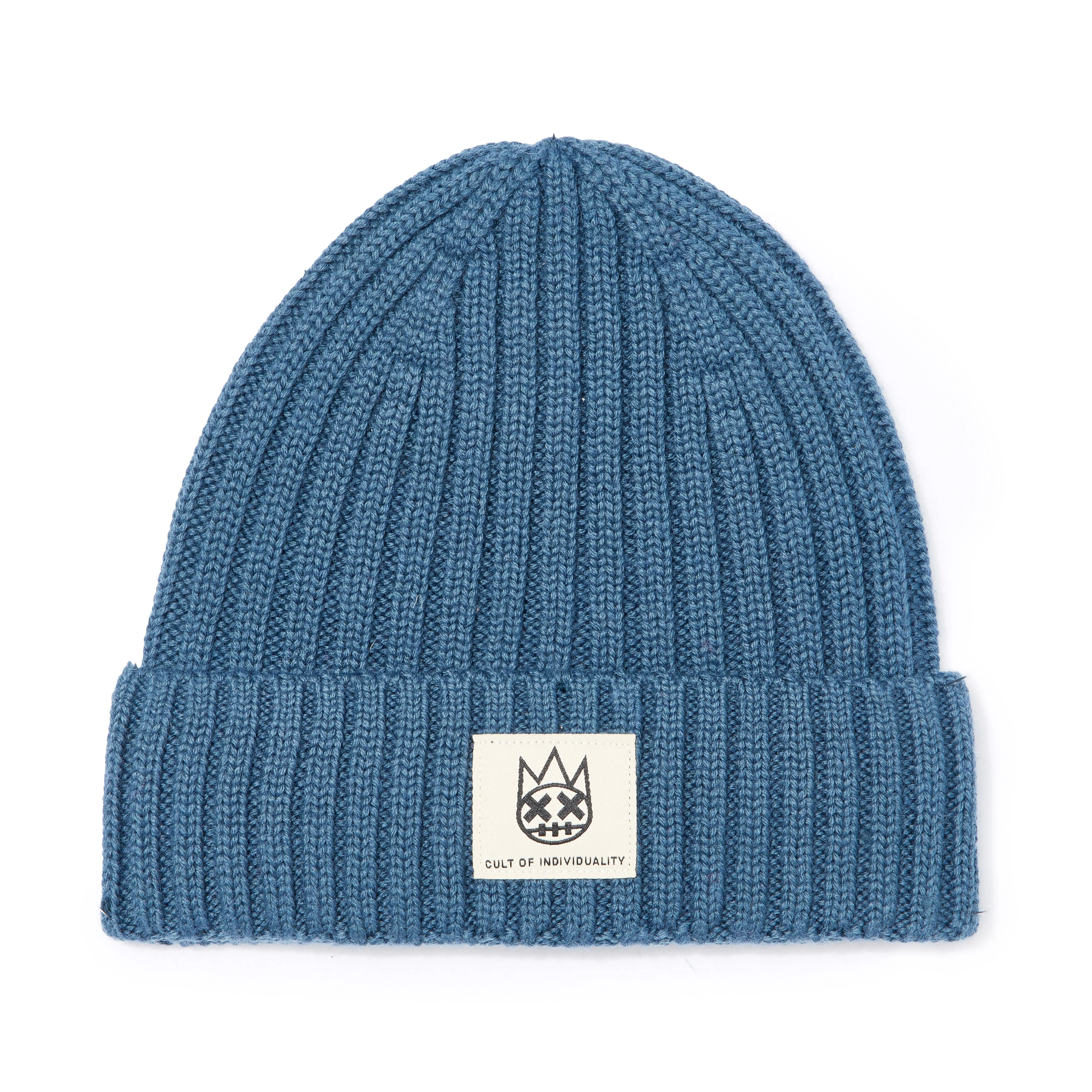 Cult's Knit Hat in Blue Steel