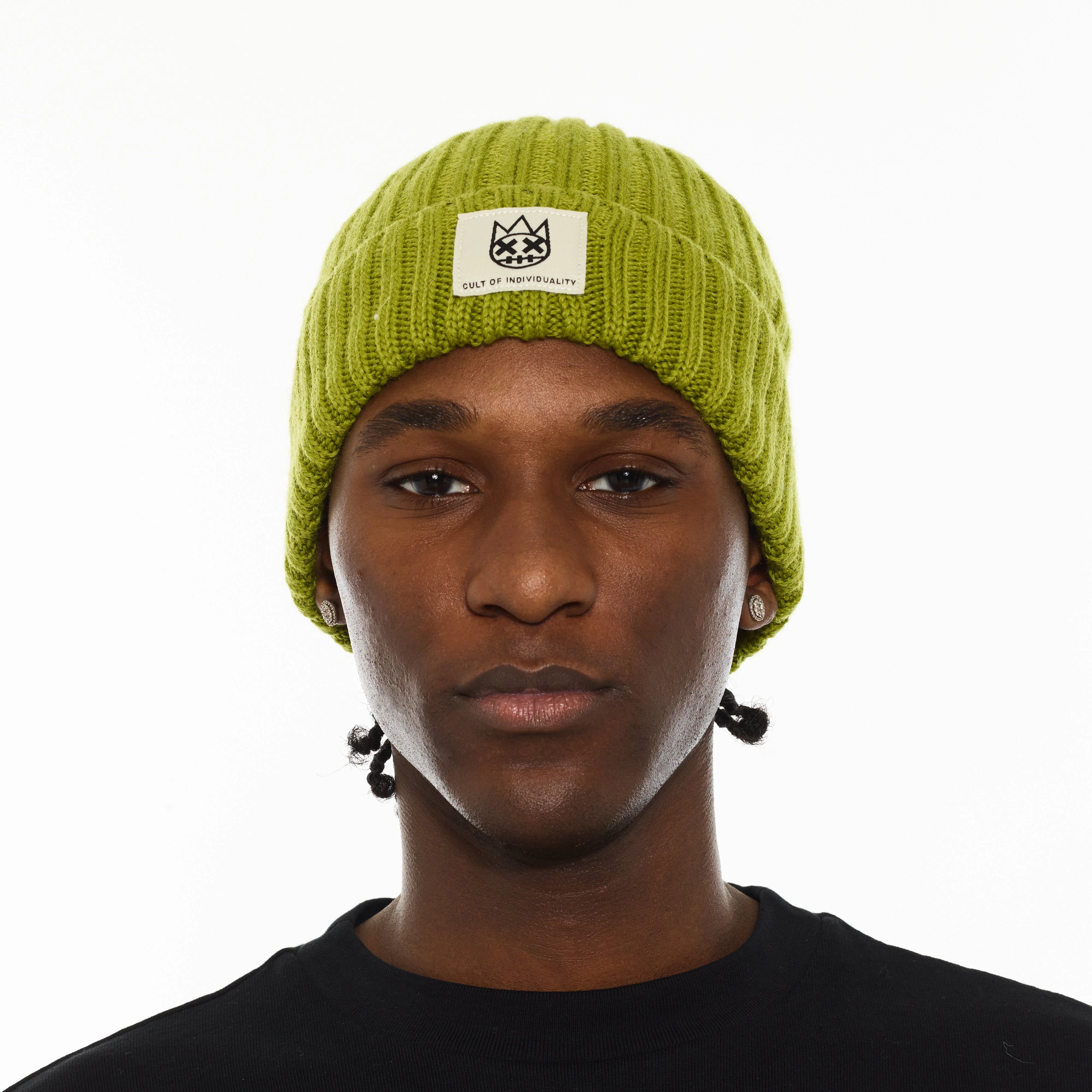 Cult's Knit Hat in Green Oasis - Image 2