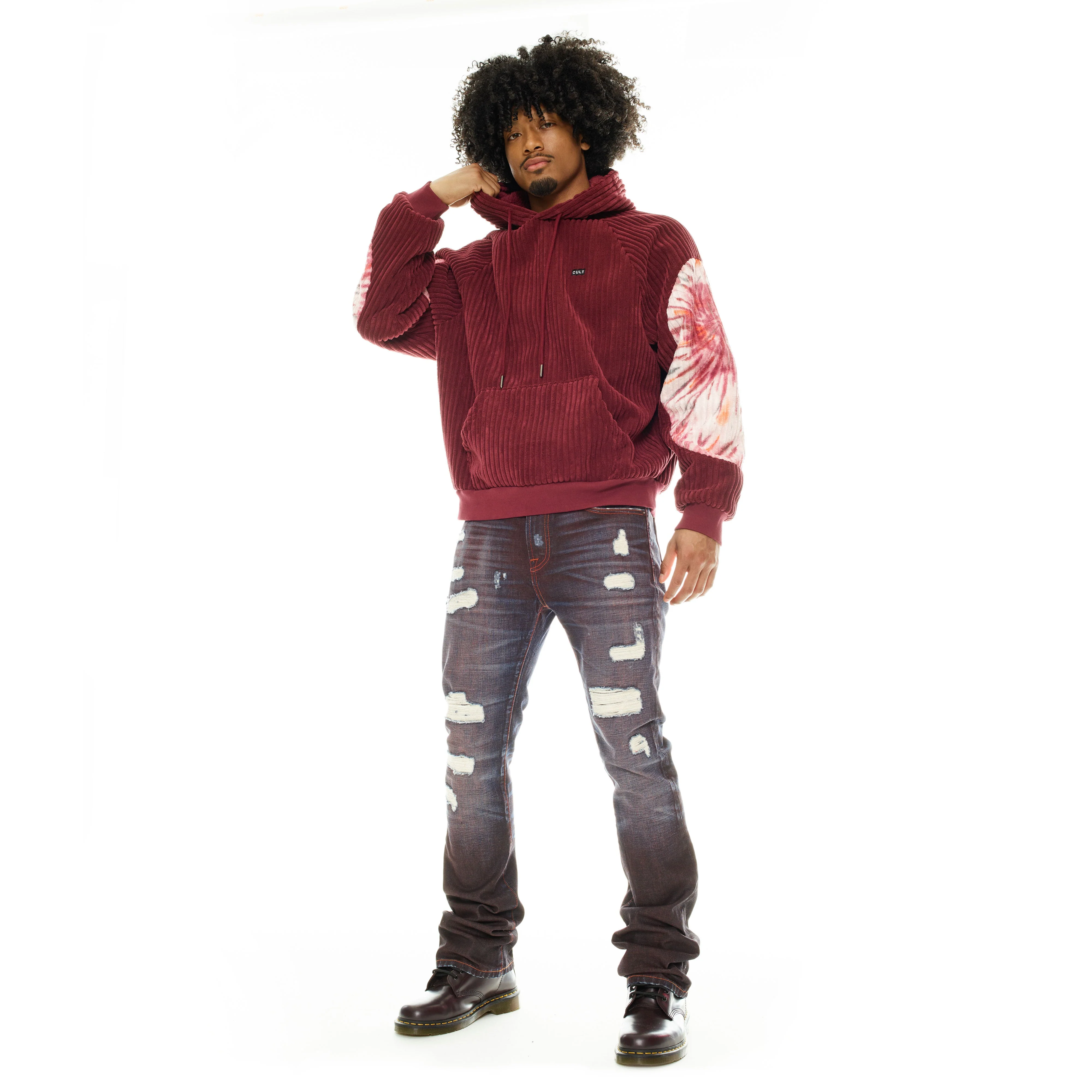 Lenny Bootcut Jeans - Brick - Image 3