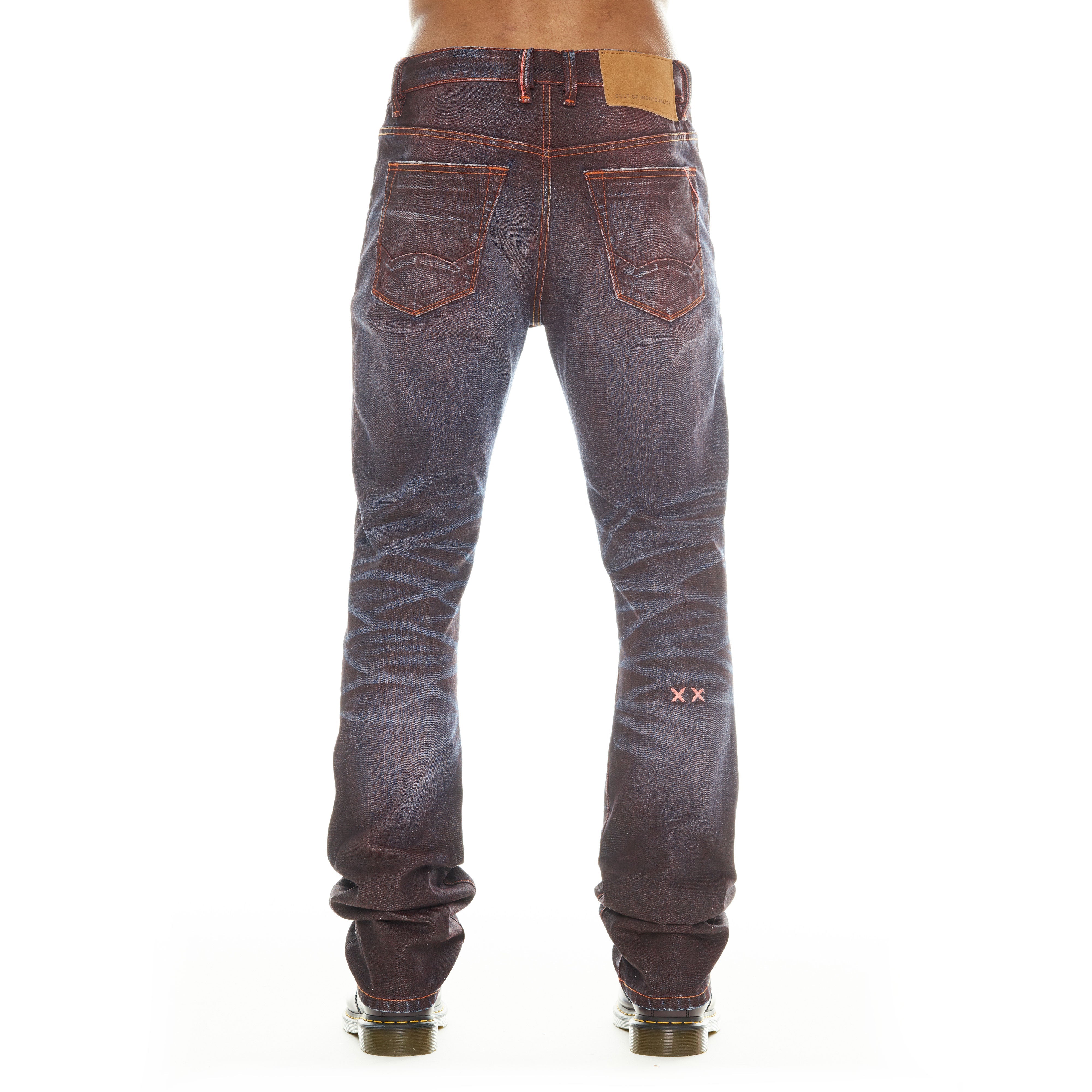 Lenny Bootcut Jeans - Brick - Image 5