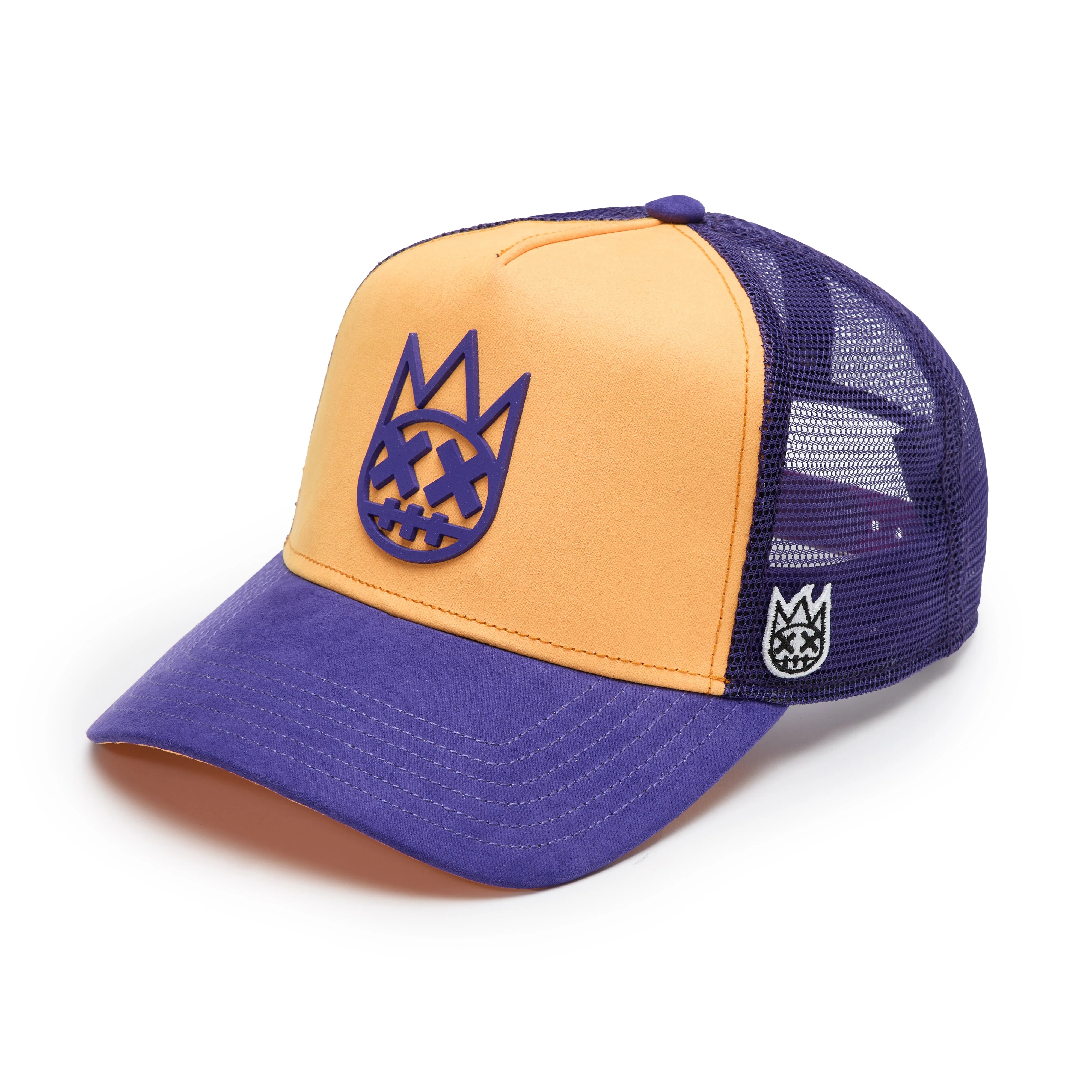 Cult's Logo Mesh Back Trucker Hat "Shimuchan" in Neon Orange - Image 2