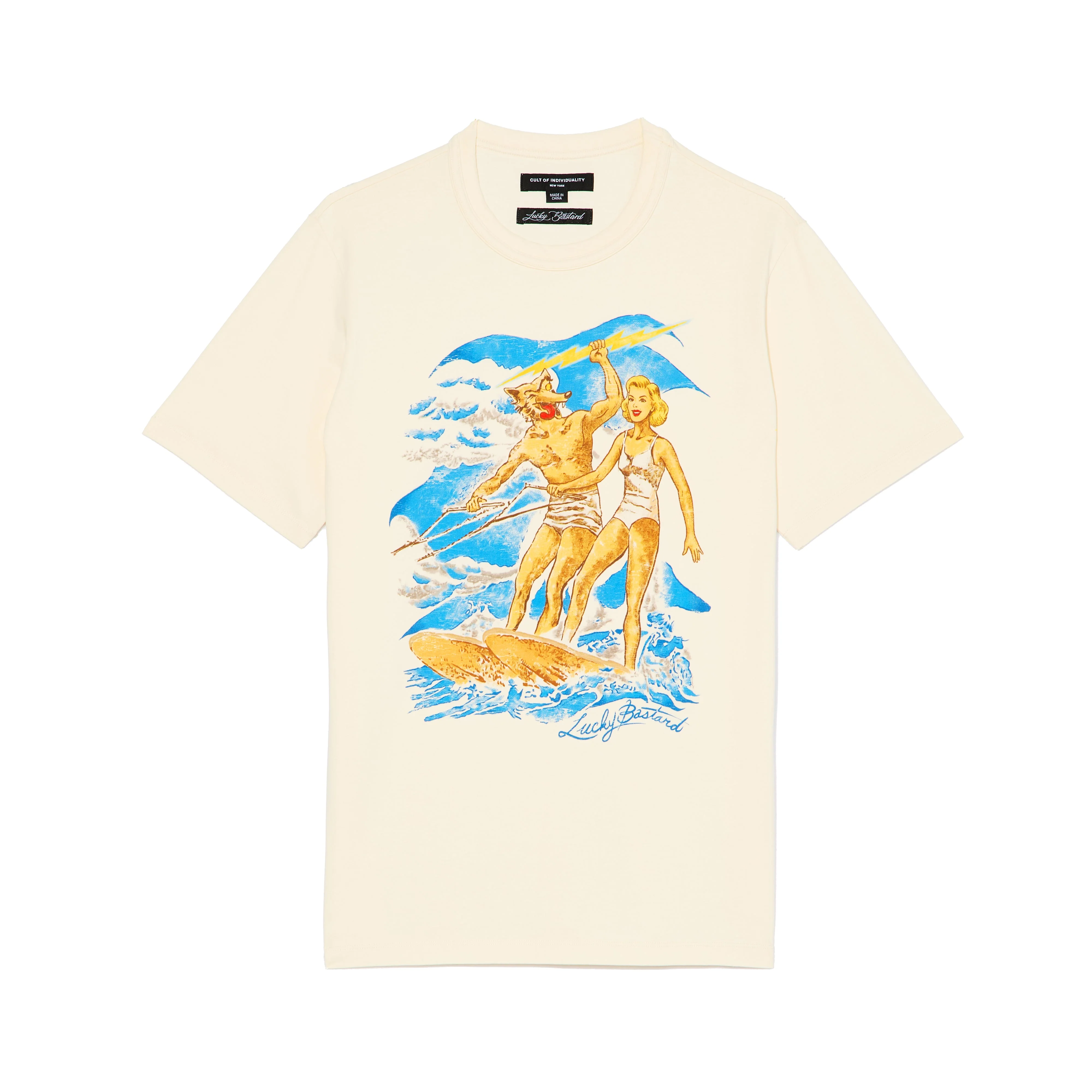 Surfin Usa T-Shirt - Winter White