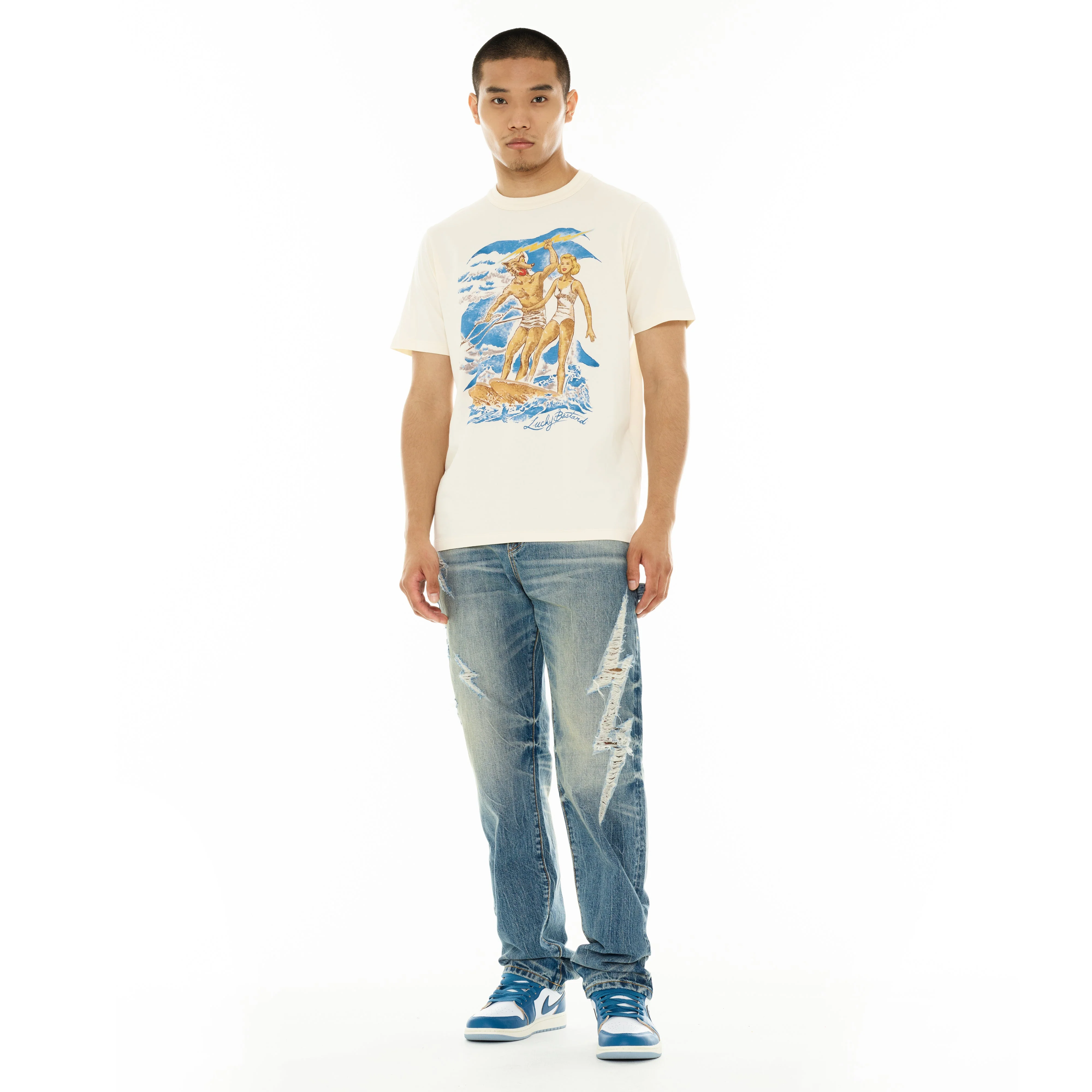 Surfin Usa T-Shirt - Winter White - Image 5