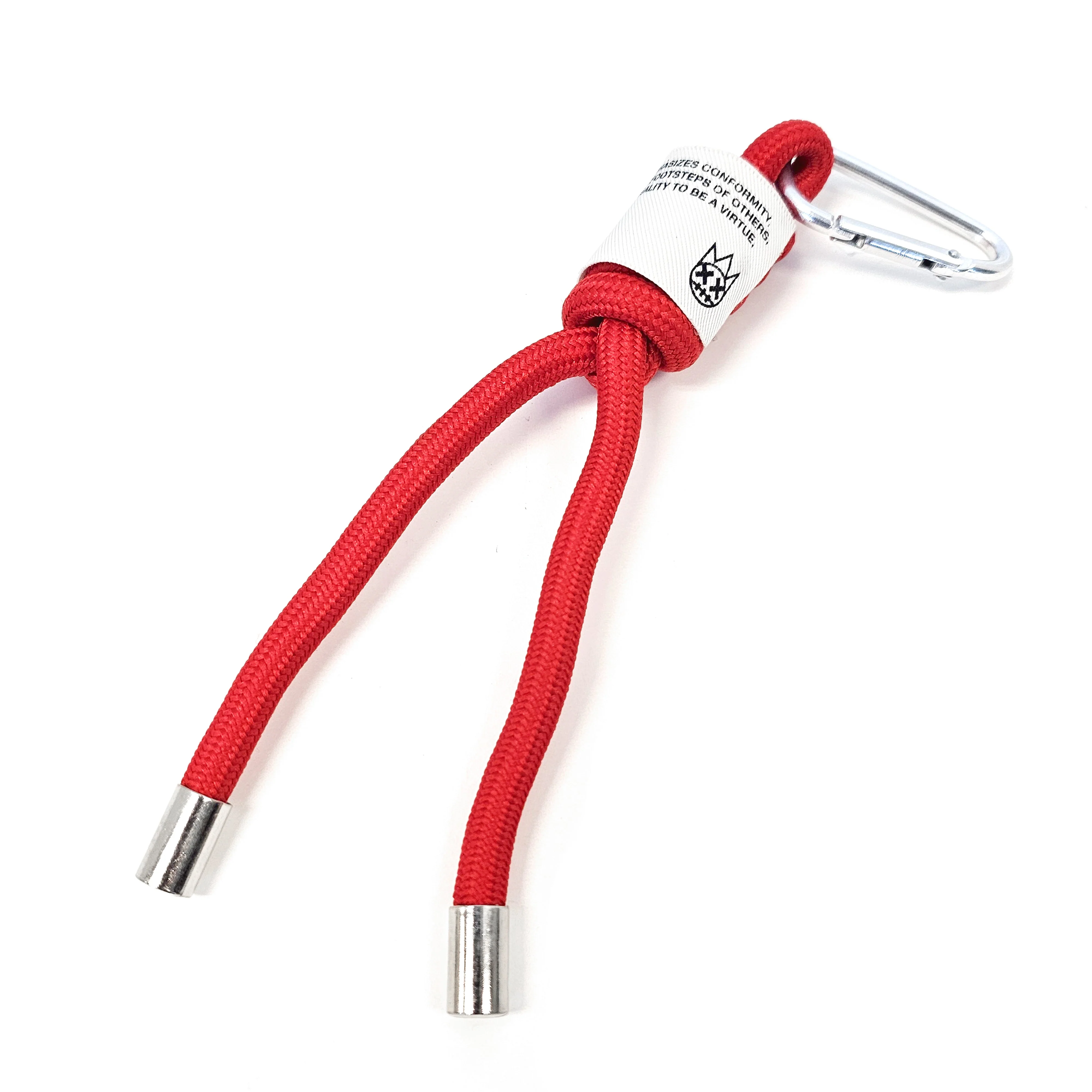 Cult's Nylon Drawcord Keychain in Black, Brown, Green, Red, Blue, or Yellow - Image 4