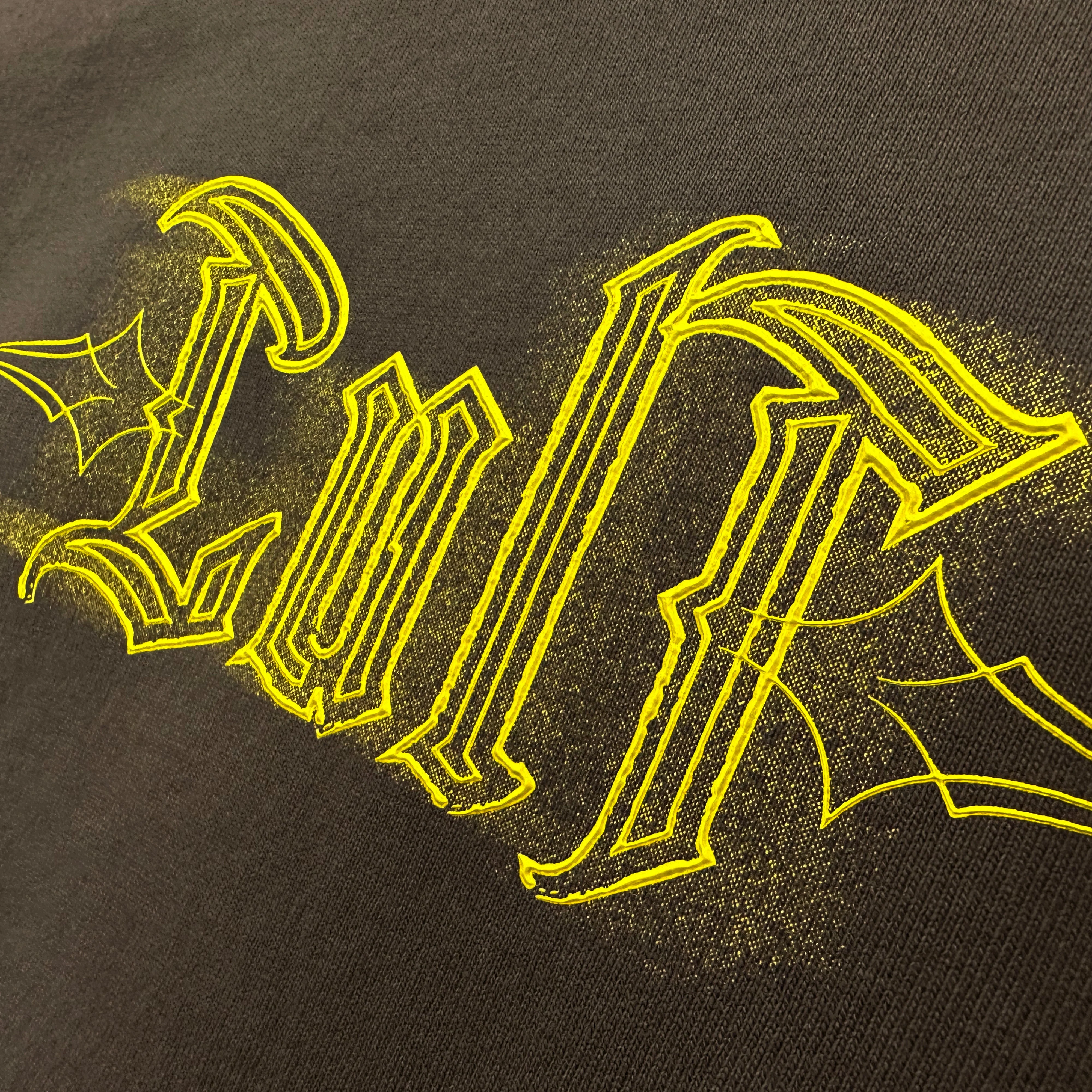 Cult's Oversized Heavyweight Boxy Fit Short Sleeve Crew Neck Tee "Pinstripe" in Sage - Image 6