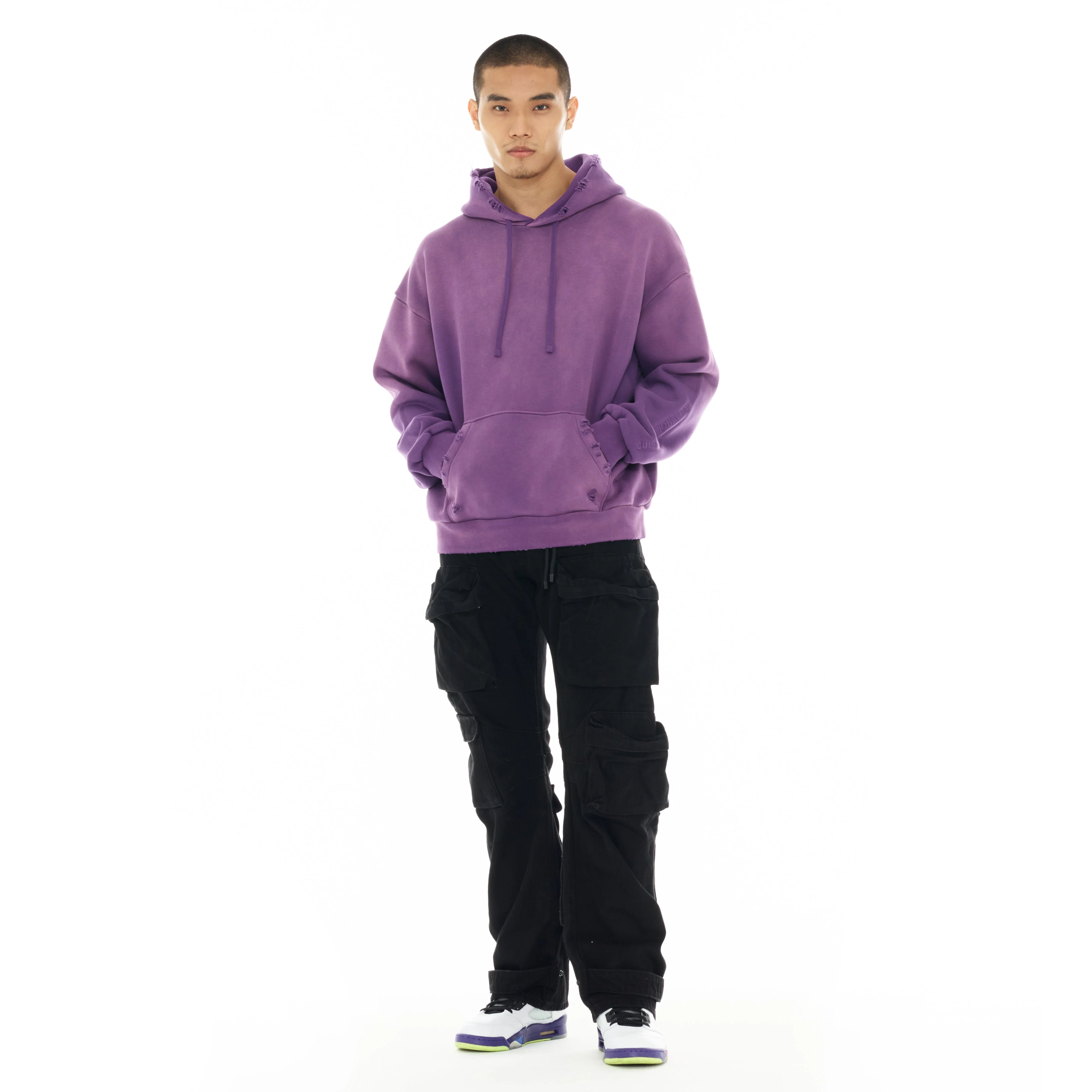 Cult's Pullover Sweatshirt "Core" 620 Grams In Dusty Lavender - Image 6