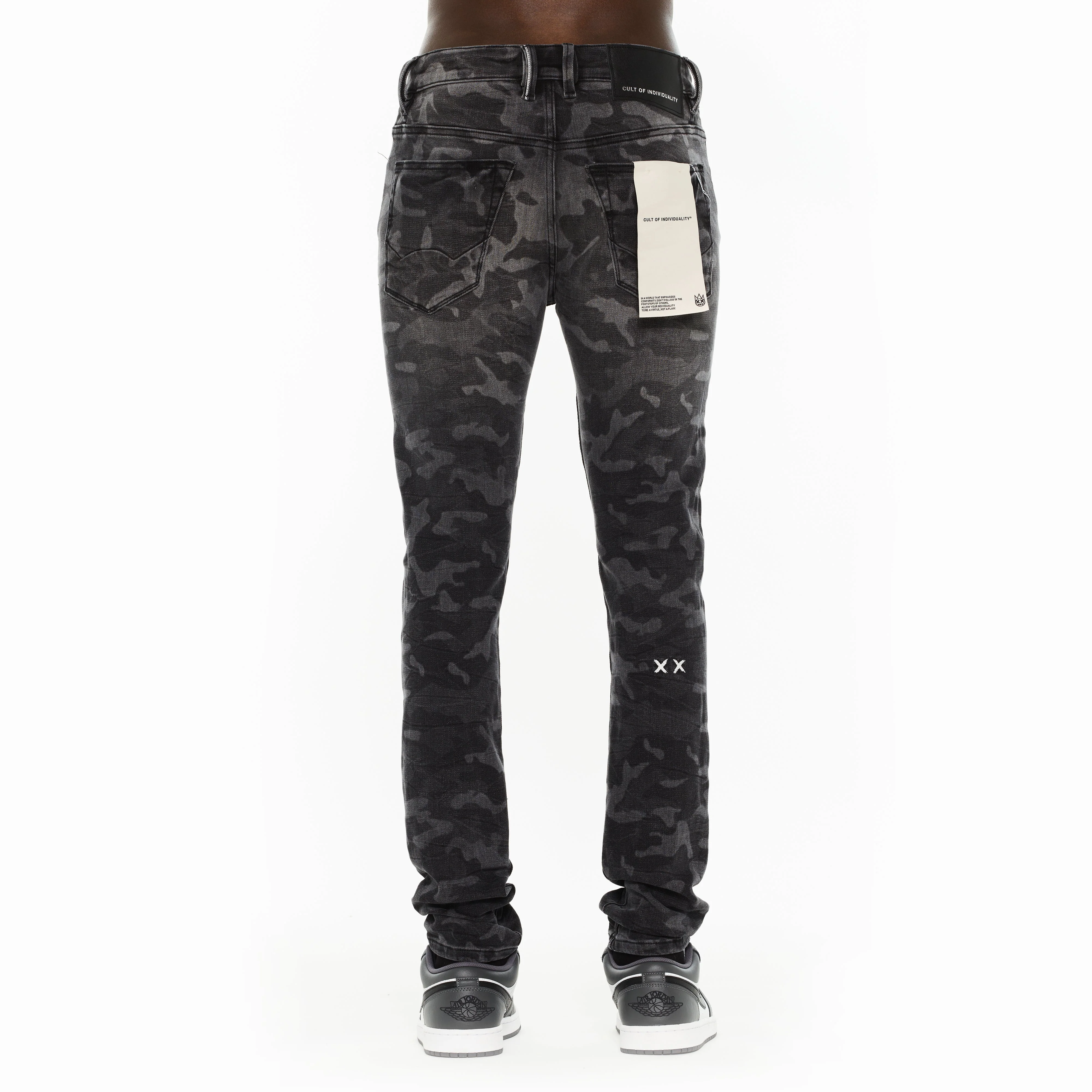Cult's Punk Super Skinny 601 Jeans in Camo - Image 3