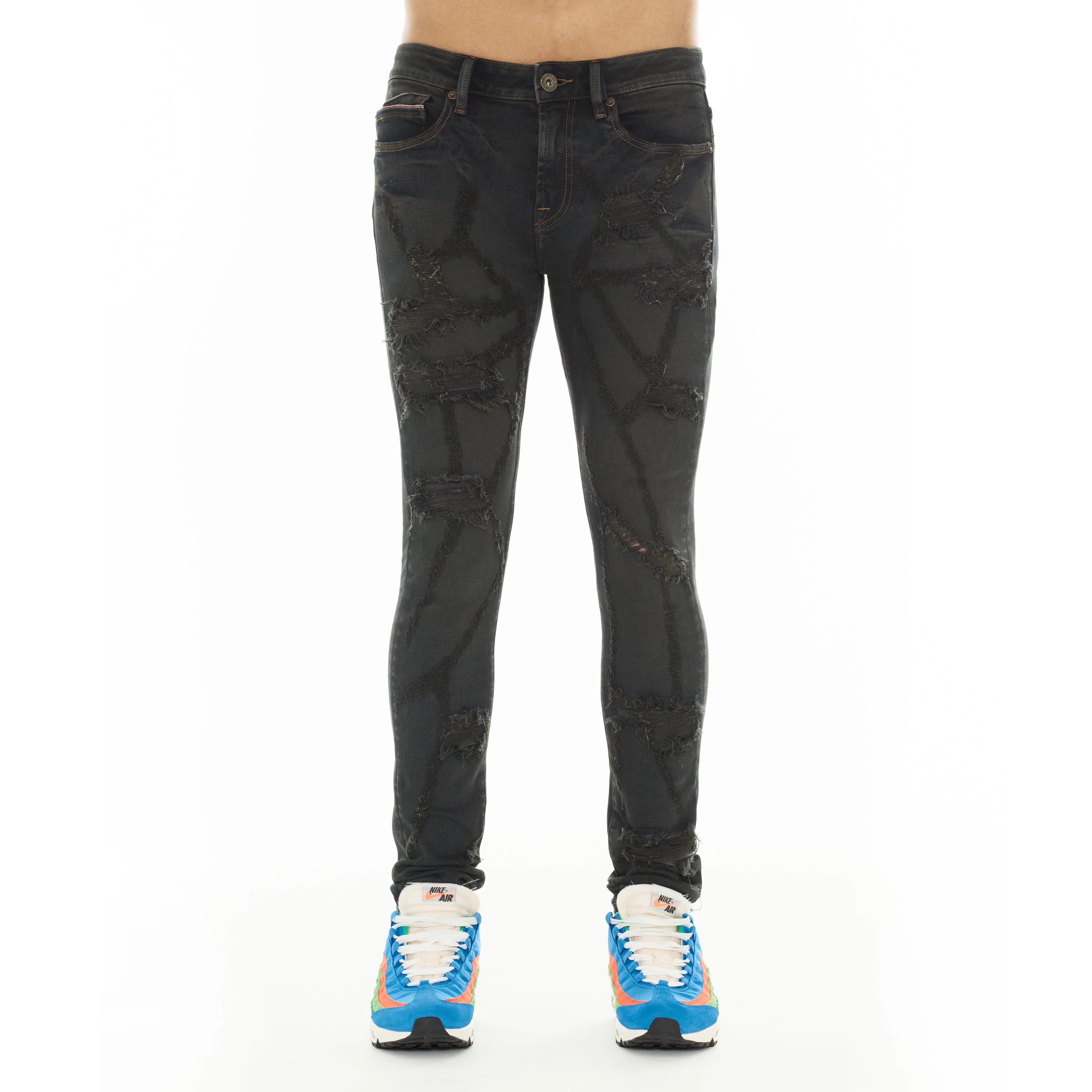 Cult's Punk Super Skinny 601 Jeans in Smog - Image 2