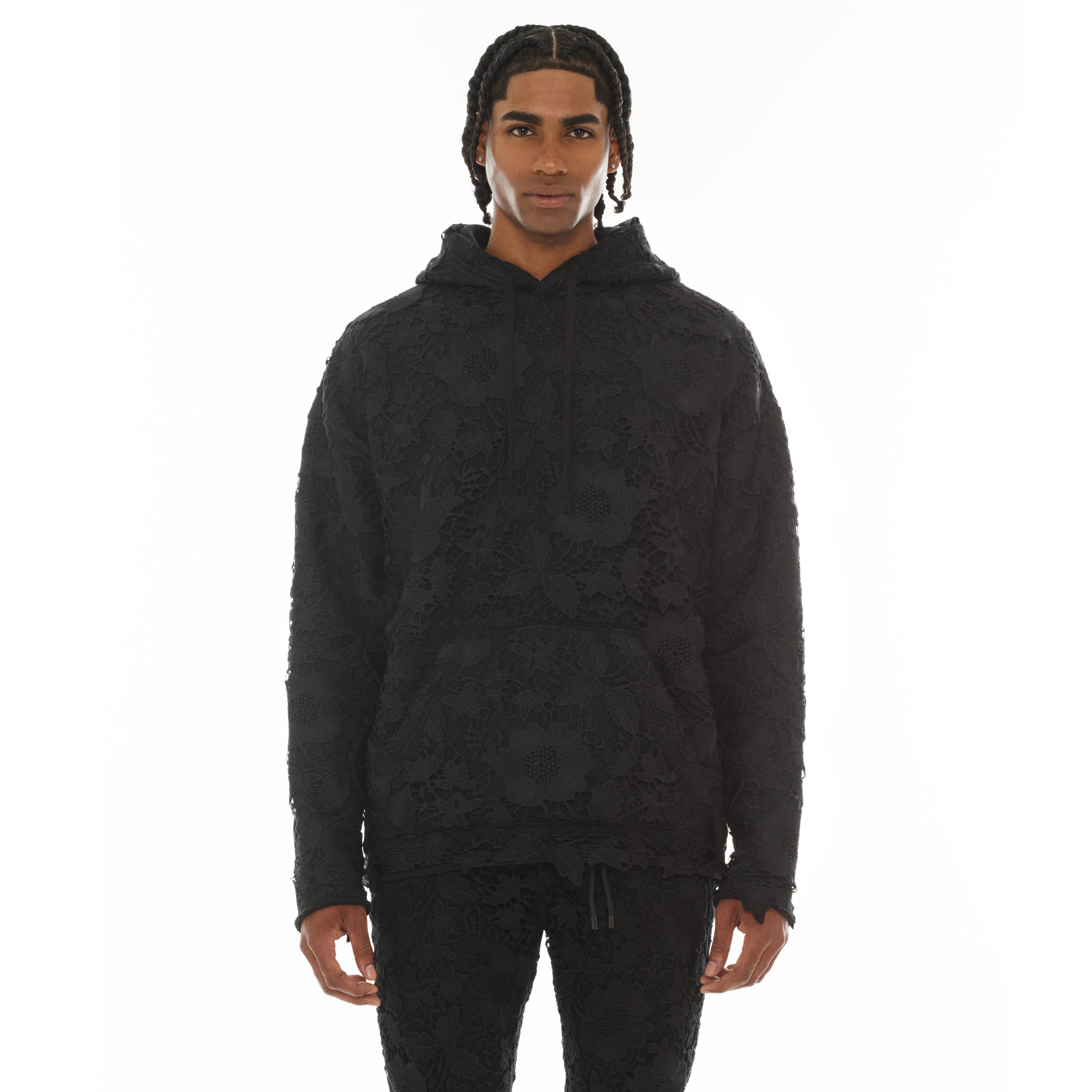 Cult's Signature Pullover Hoody - 550 Grams French Terry in Lace - Image 2