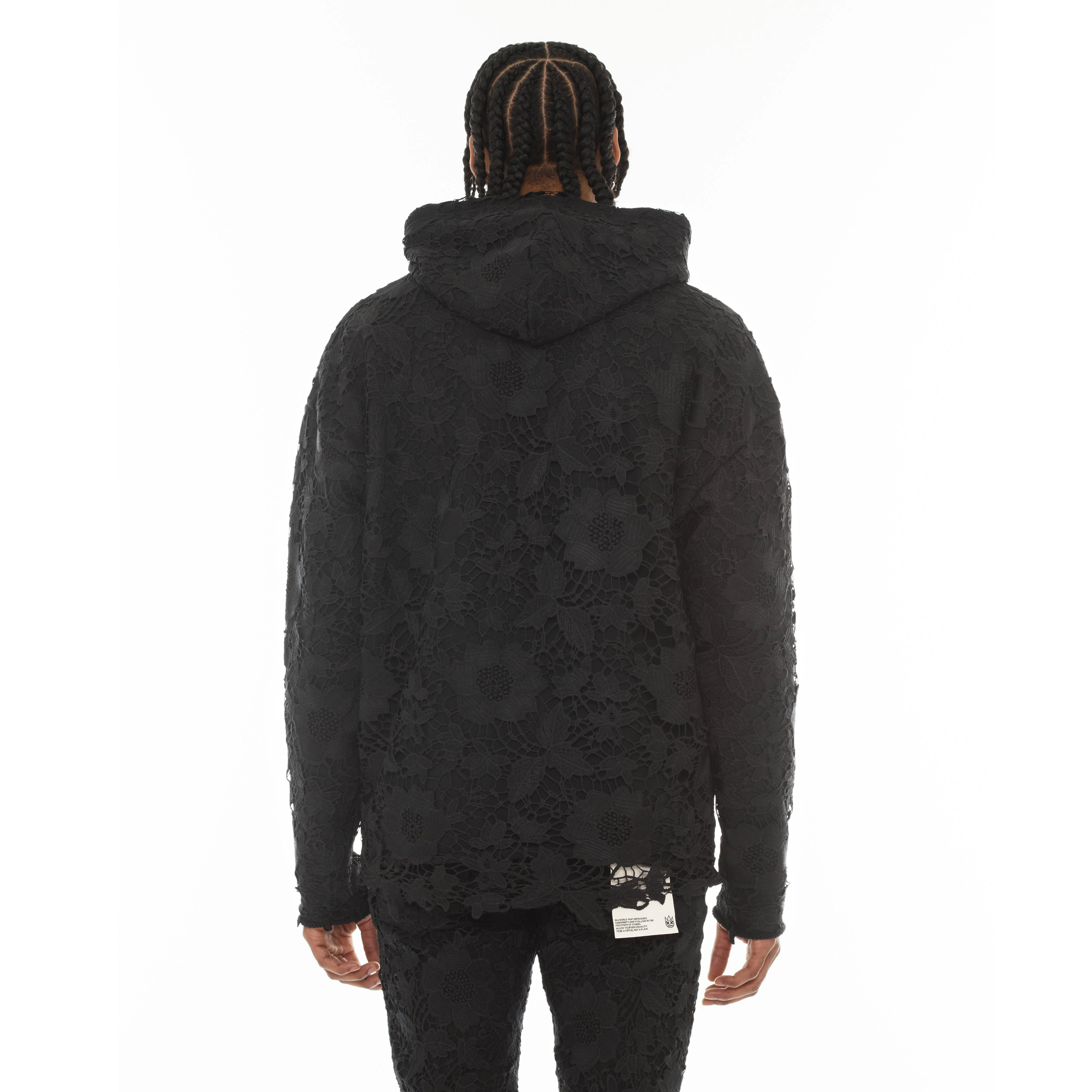 Cult's Signature Pullover Hoody - 550 Grams French Terry in Lace - Image 3