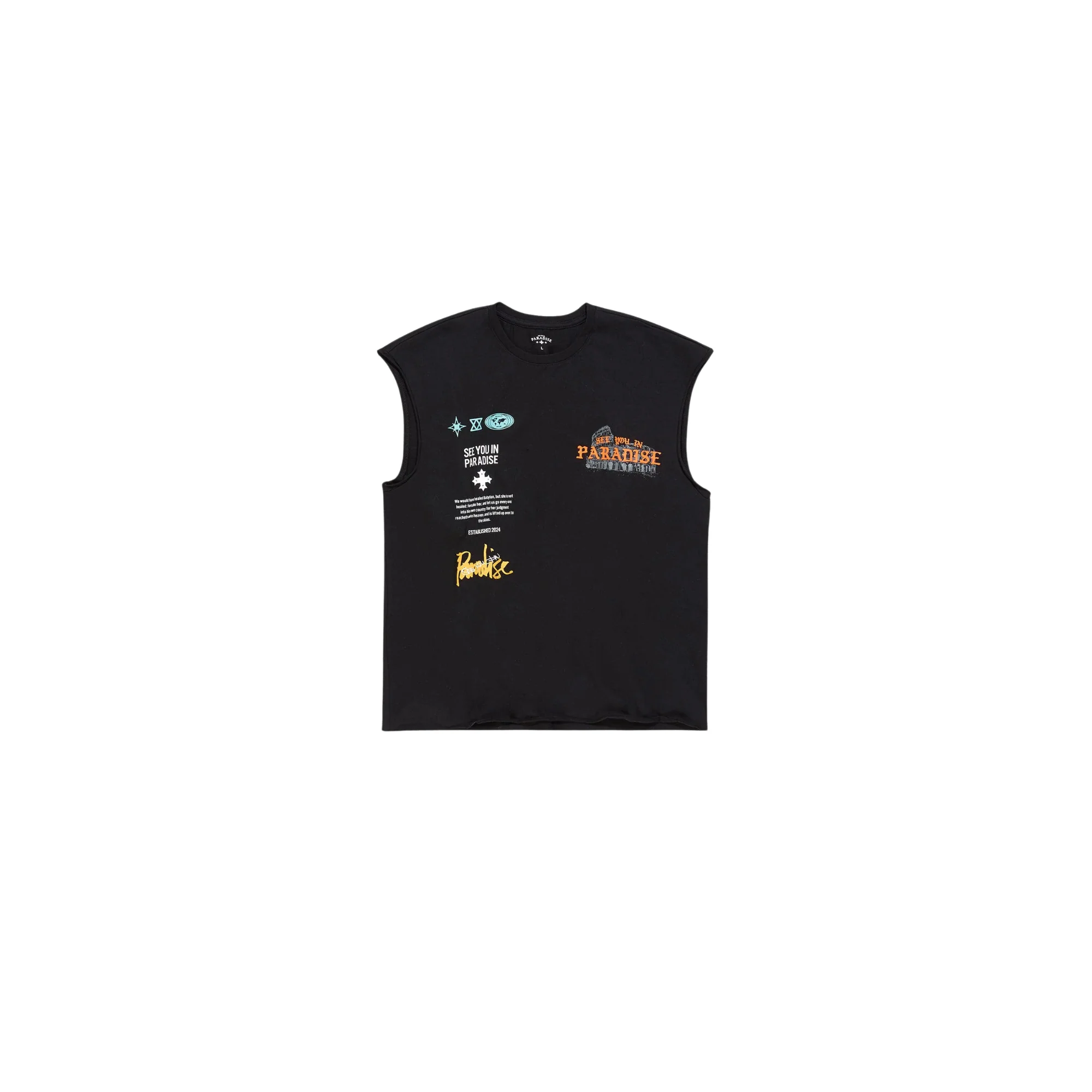 Cut Off shirt Digital - Black - Image 2