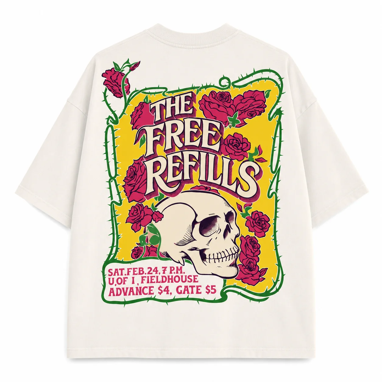 Dead T-Shirt - Off White - Image 2