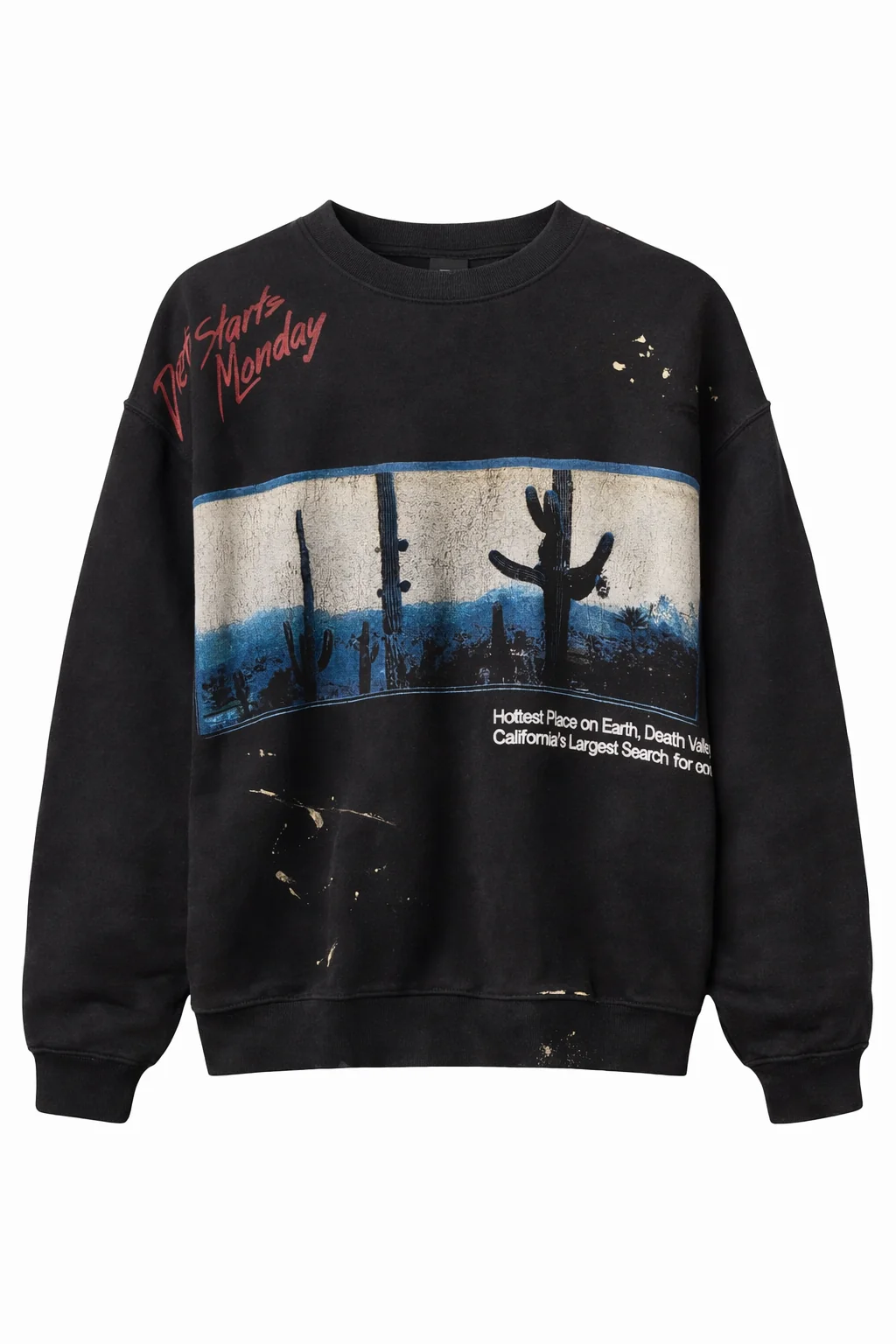 Death Valley Crewneck - Vintage Black