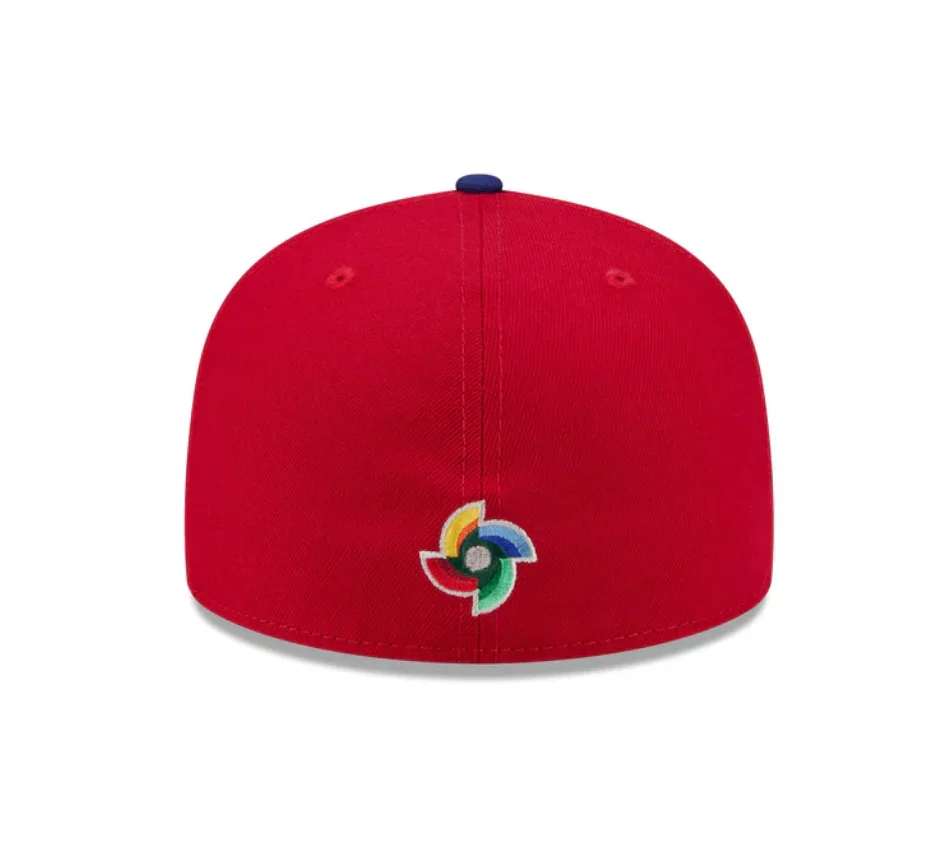 Dominican Republic World Classic Fitted - Red/Blue - Image 3