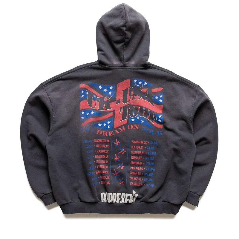 Dream On Tour hoodie - Sun Fade grey - Image 2