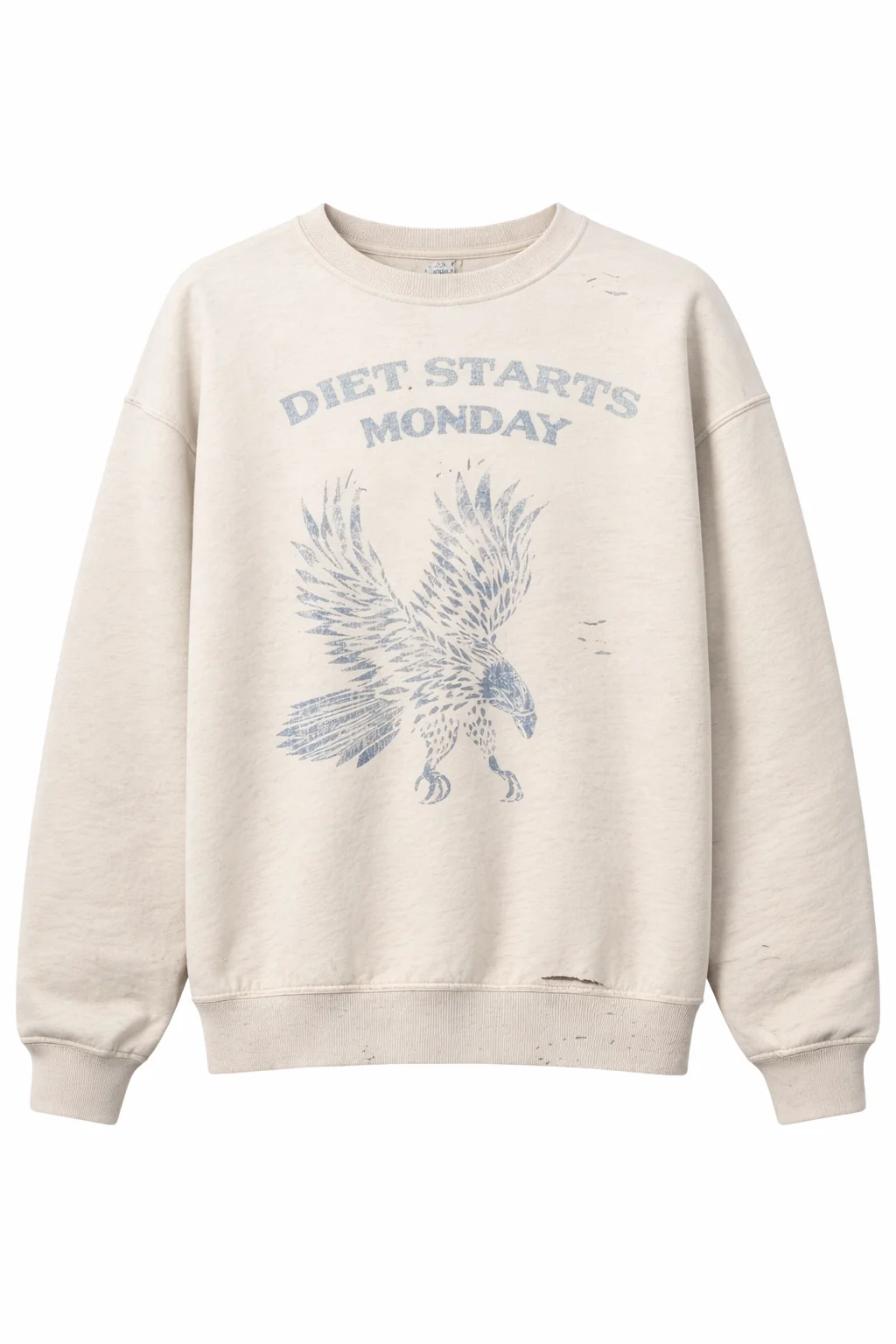 Eagle Sweatshirt- Heather Grey/Blue