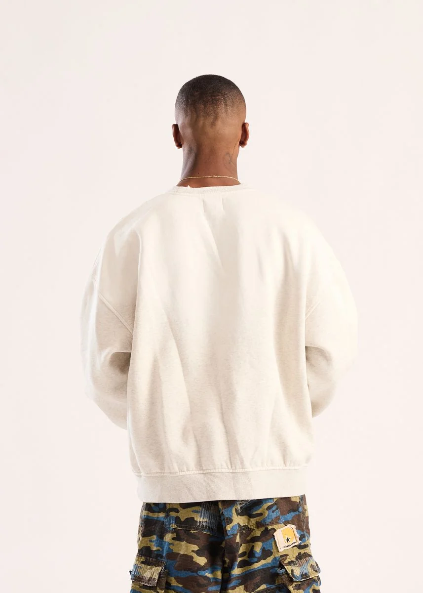 Eagle Sweatshirt- Heather Grey/Blue - Image 3