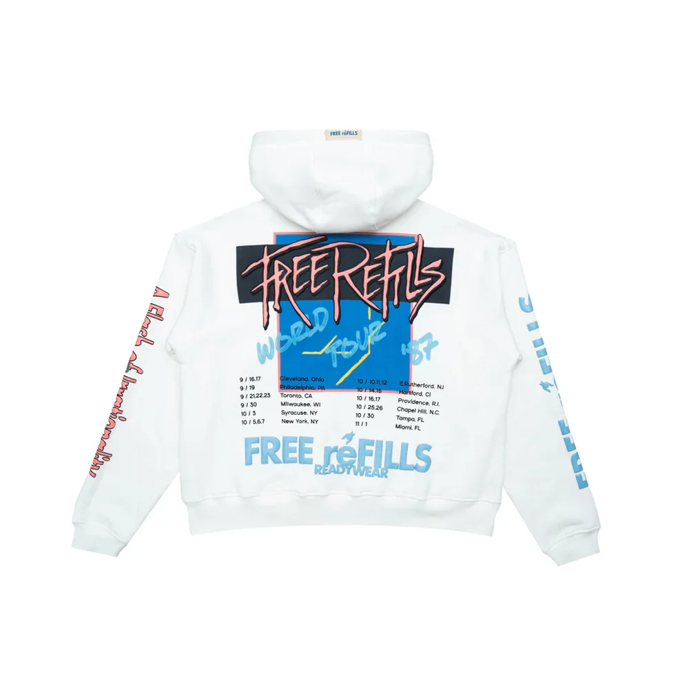 Floyd Zip Up Hoodie - Cream - Image 2
