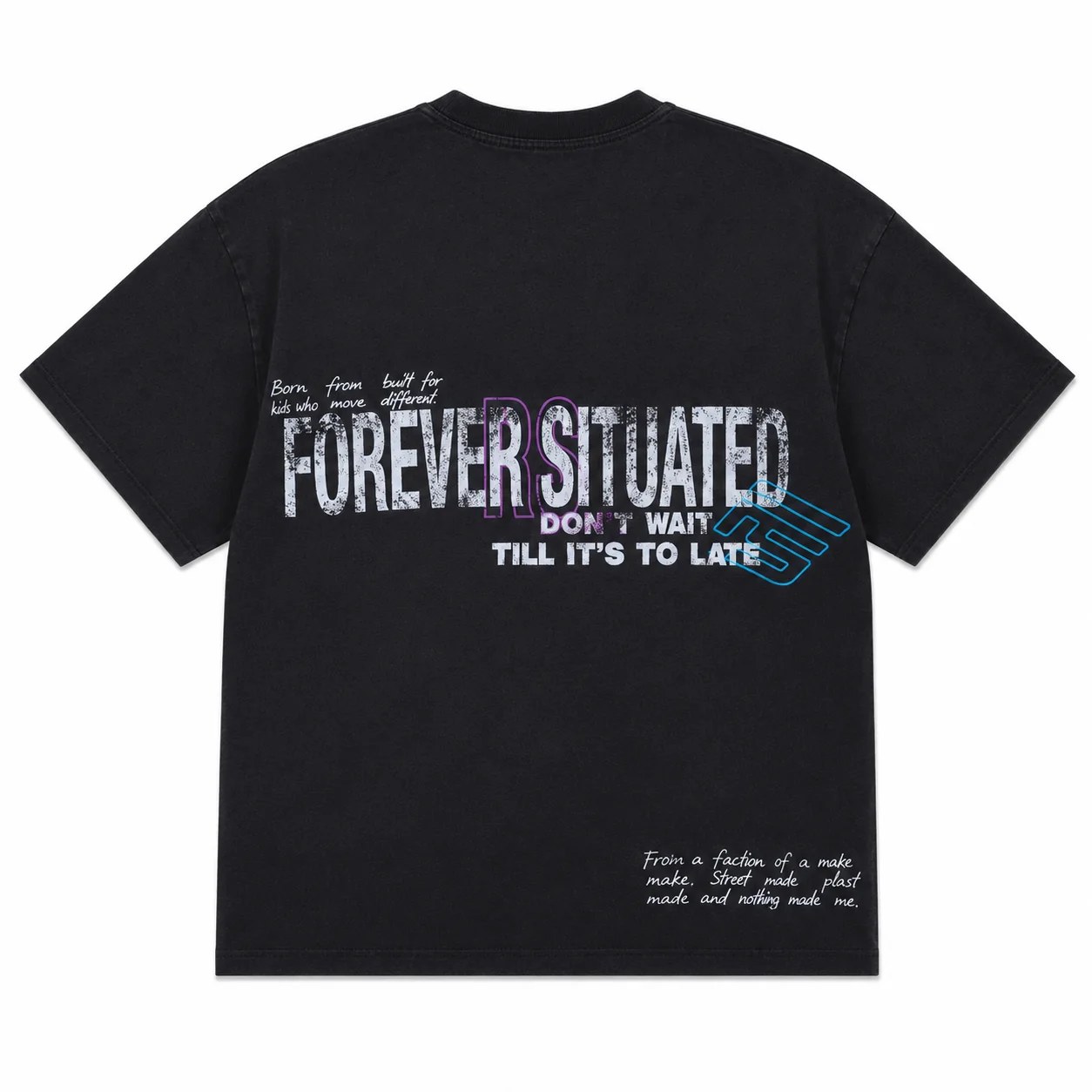 Forever IDK T-Shirt - Vintage Black - Image 2