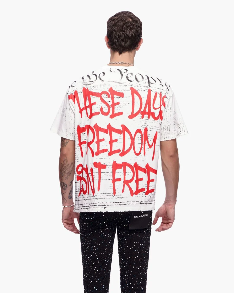 Freedom T-Shirt - White - Image 4