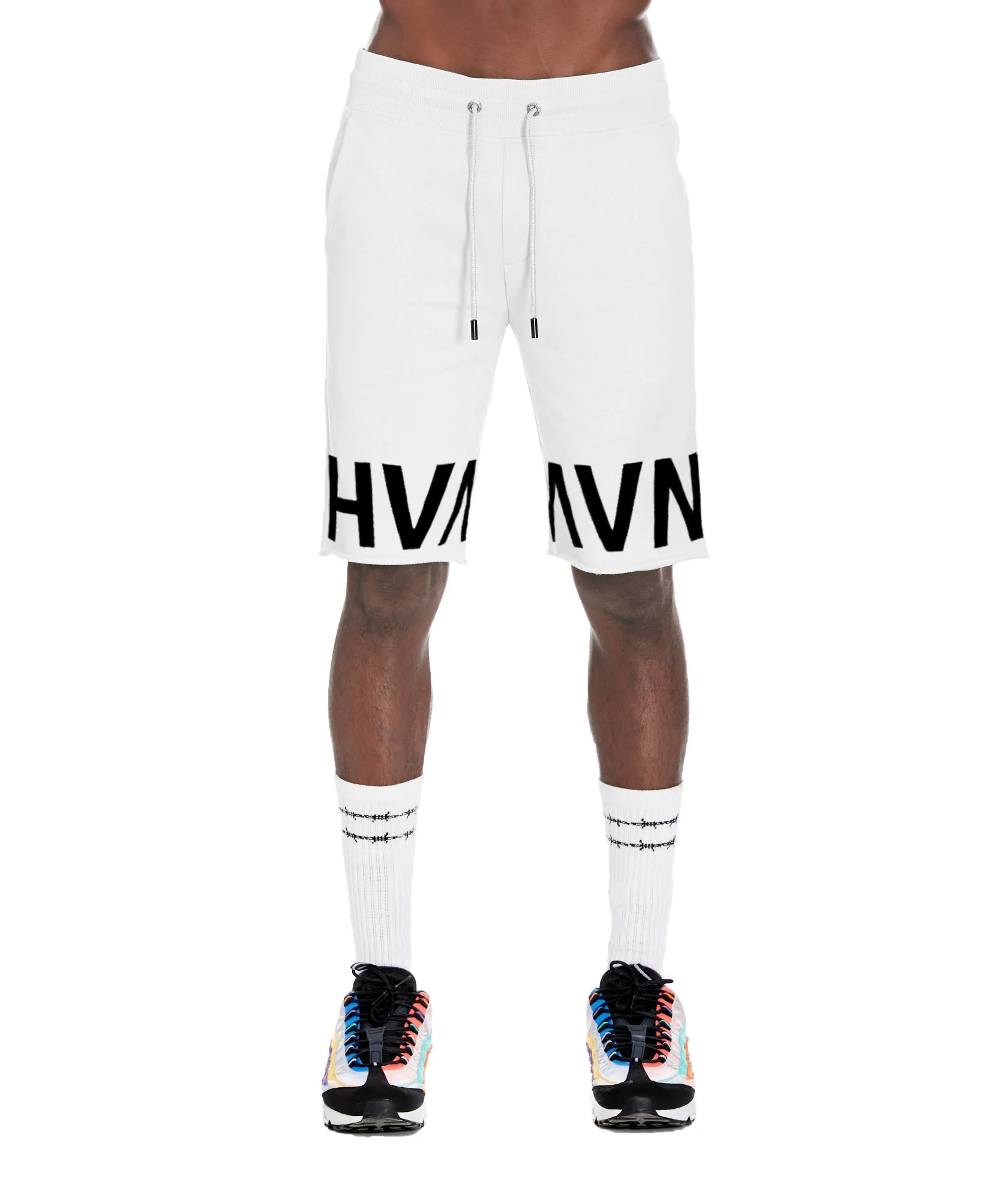 FRENCH TERRY SWEAT SHORT IN WHITE