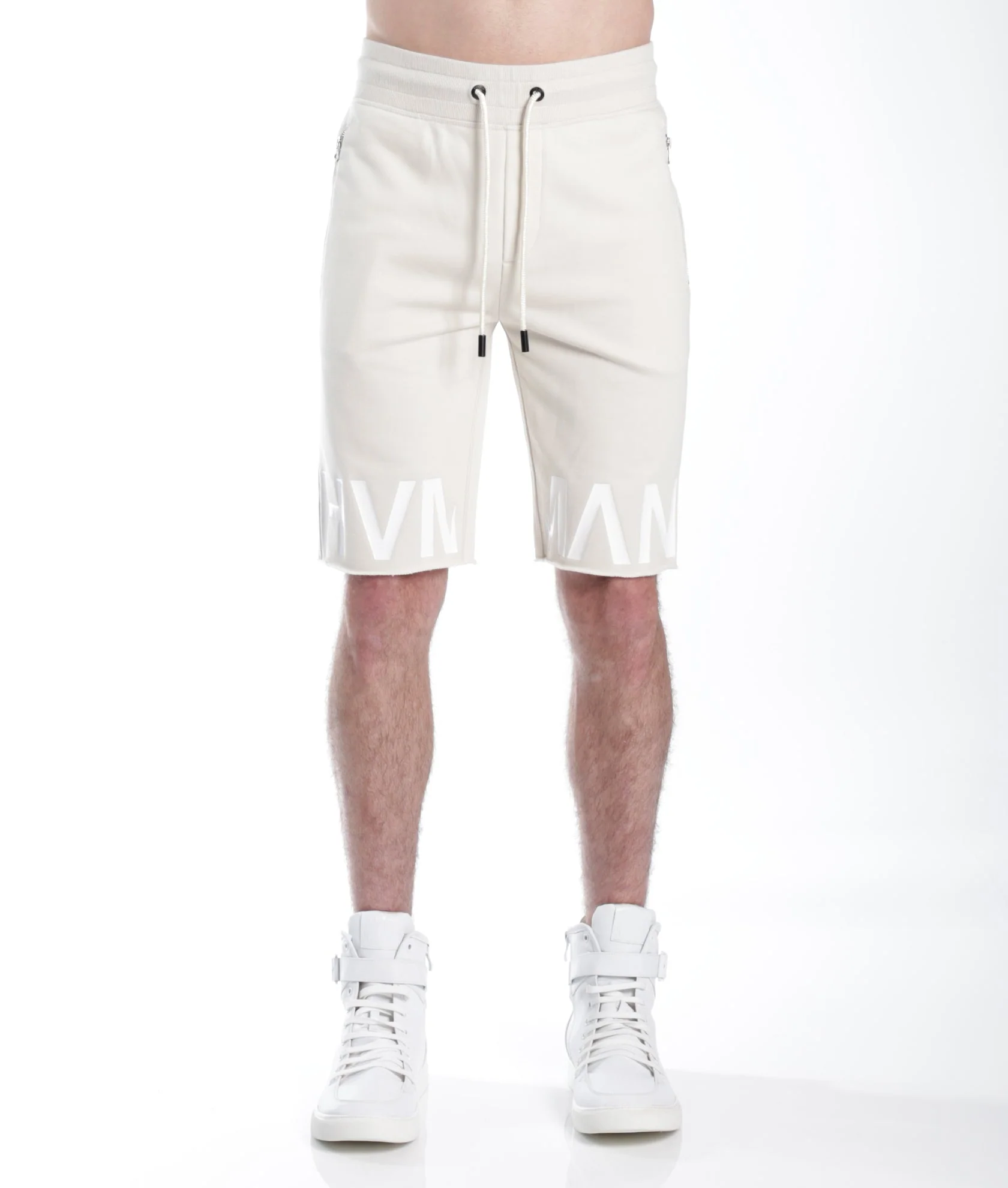 FRENCH TERRY SWEATSHORT IN CREAM