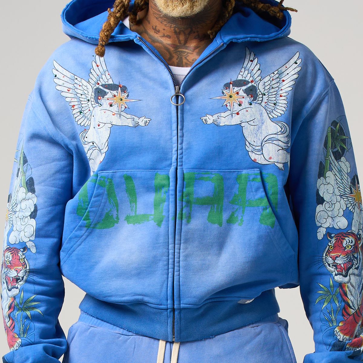 Garden Hoodie - Blue - Image 3