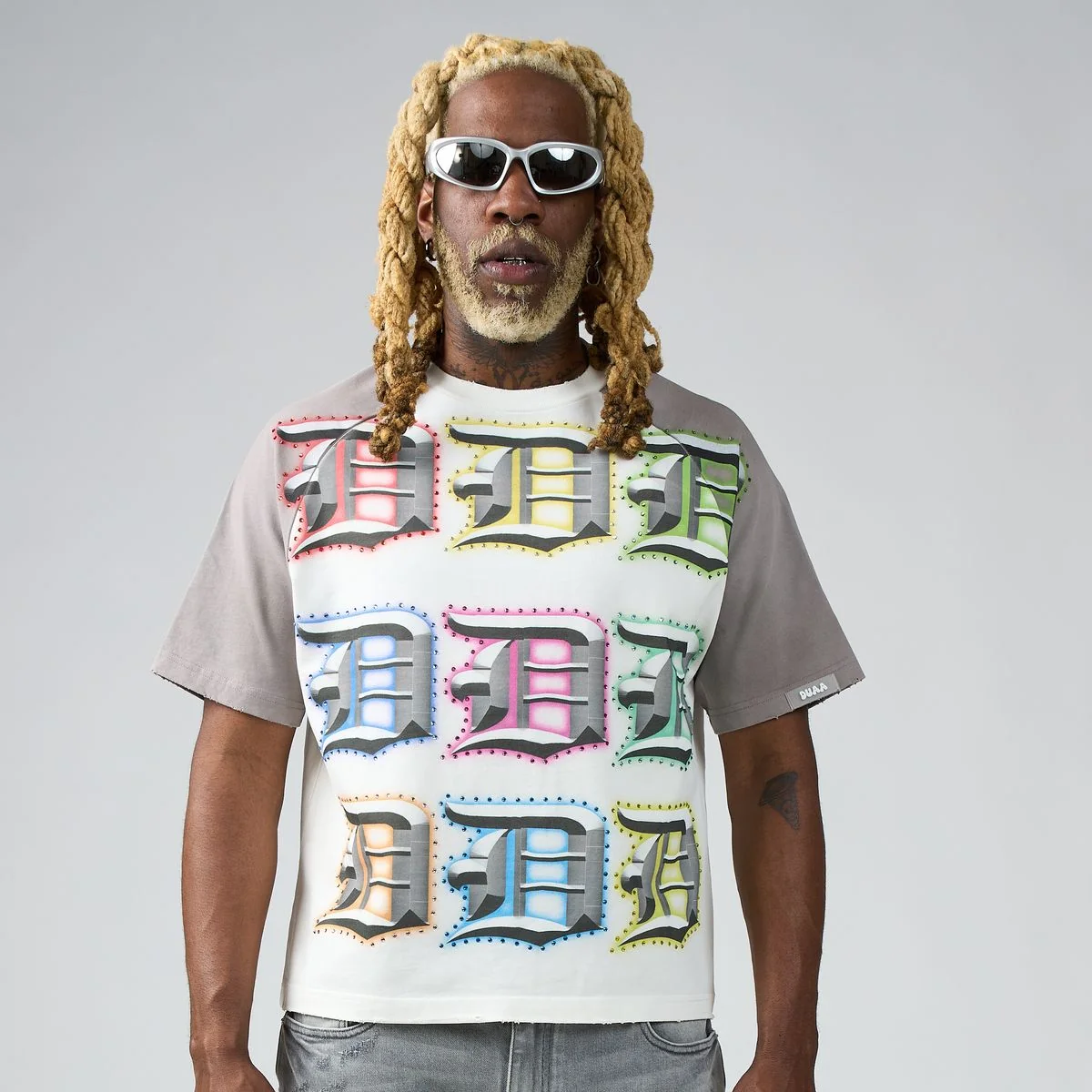 Grid T-Shirt - Multi - Image 3