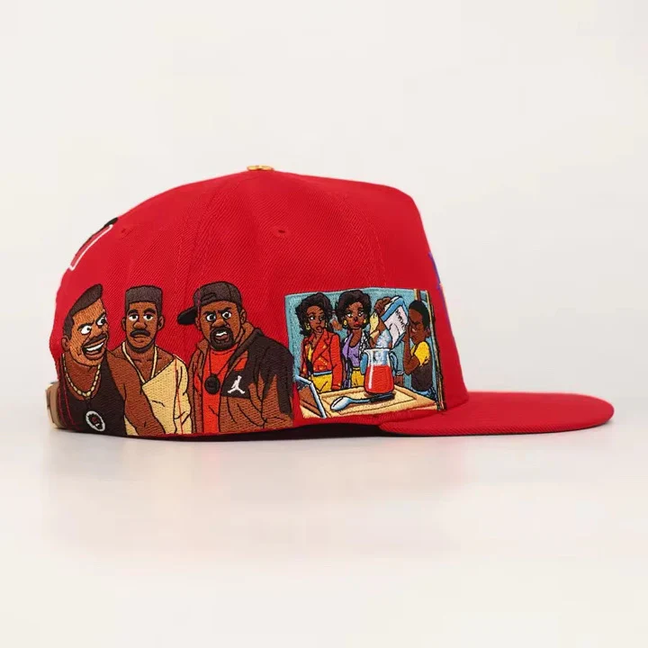 House Party Strap Back - Red - Image 4