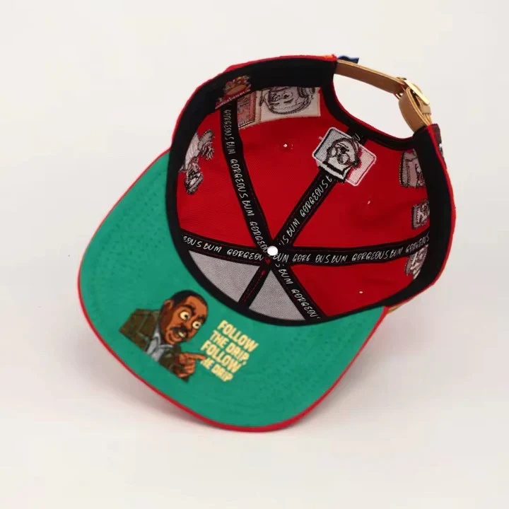 House Party Strap Back - Red - Image 5