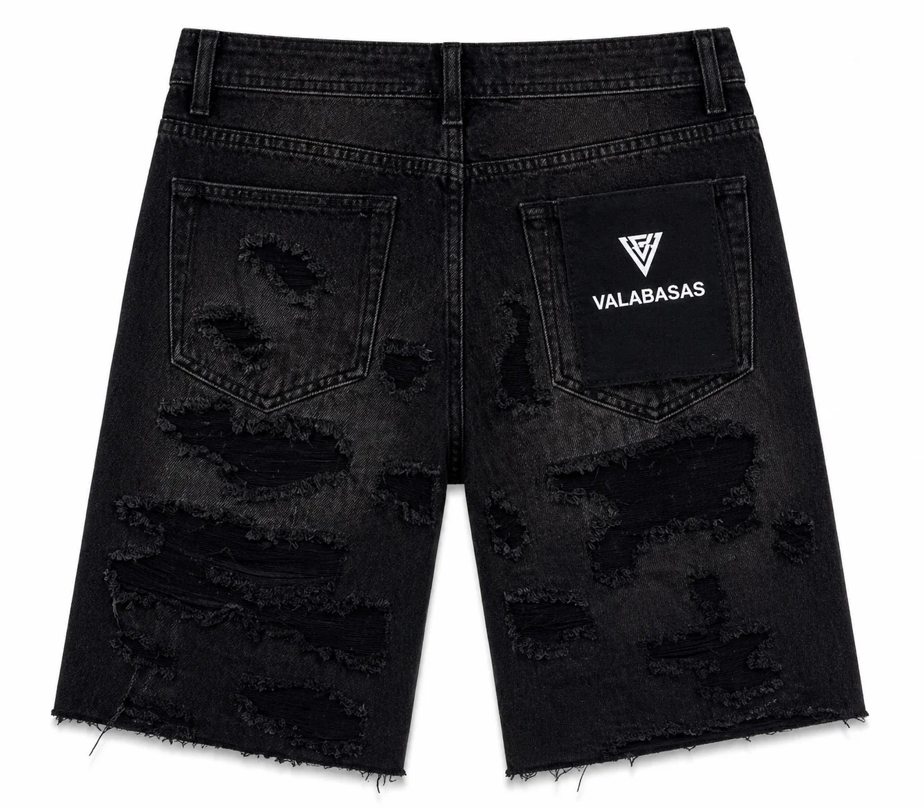 Incise Shorts - Grey Wash - Image 2