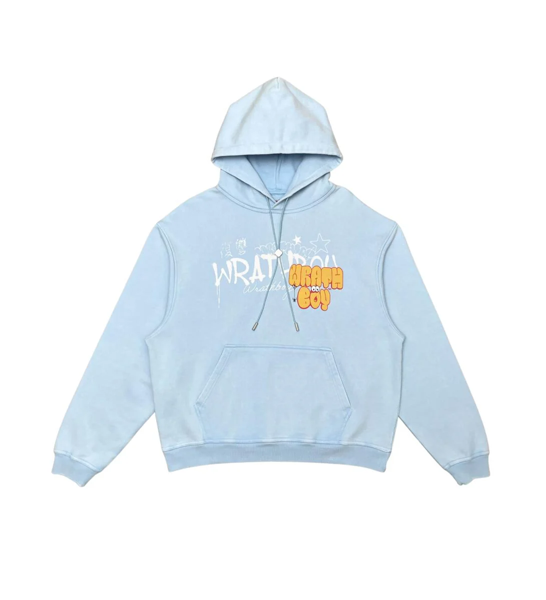 Inked Up Hoodie - Ice Blue