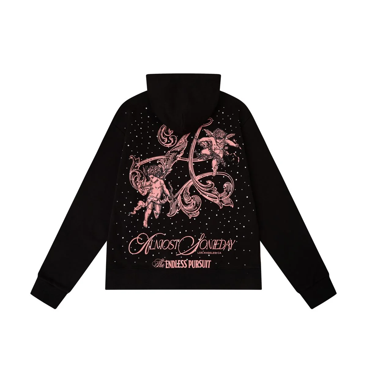LAVISH ZIPUP HOODIE - BLACK - Image 2