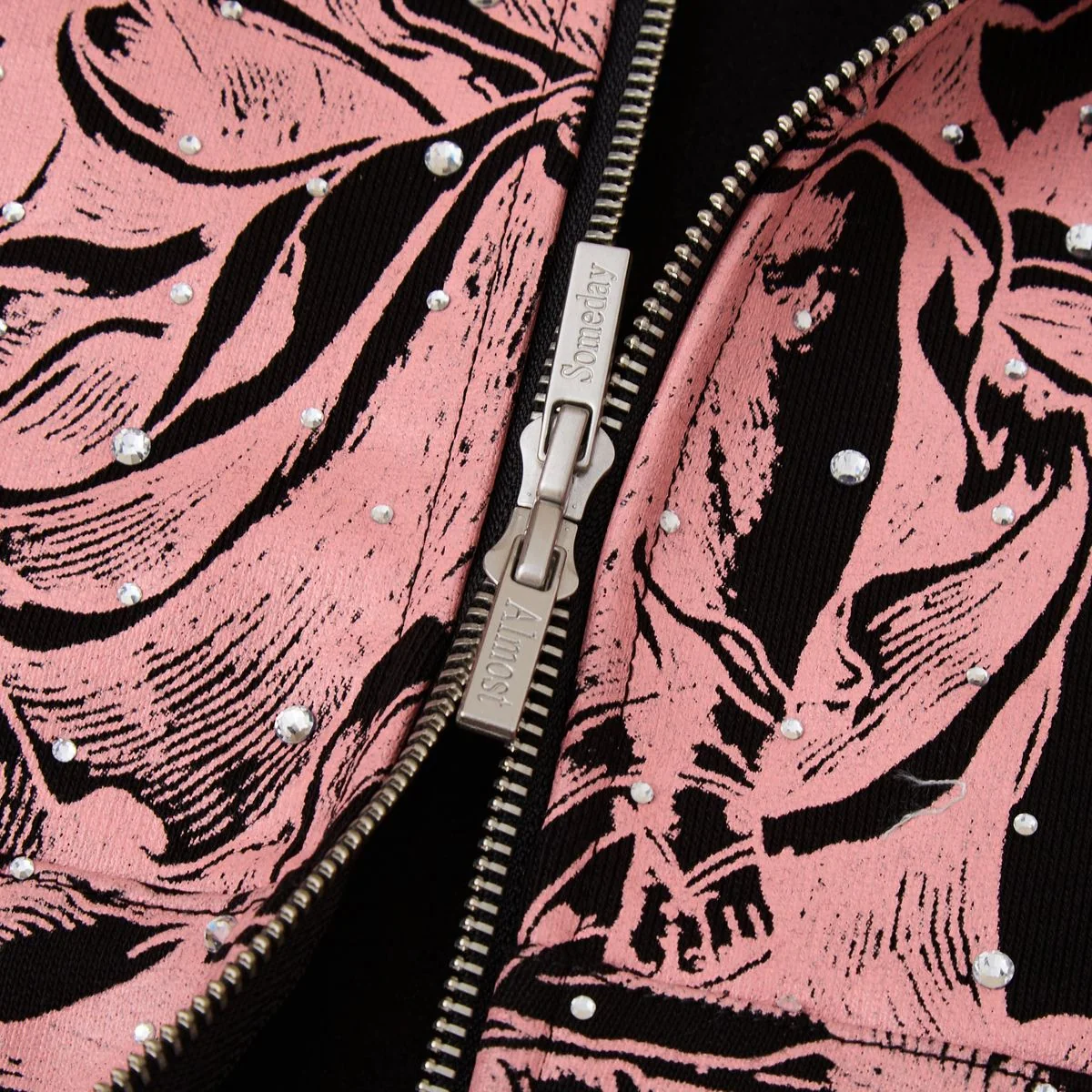 LAVISH ZIPUP HOODIE - BLACK - Image 5