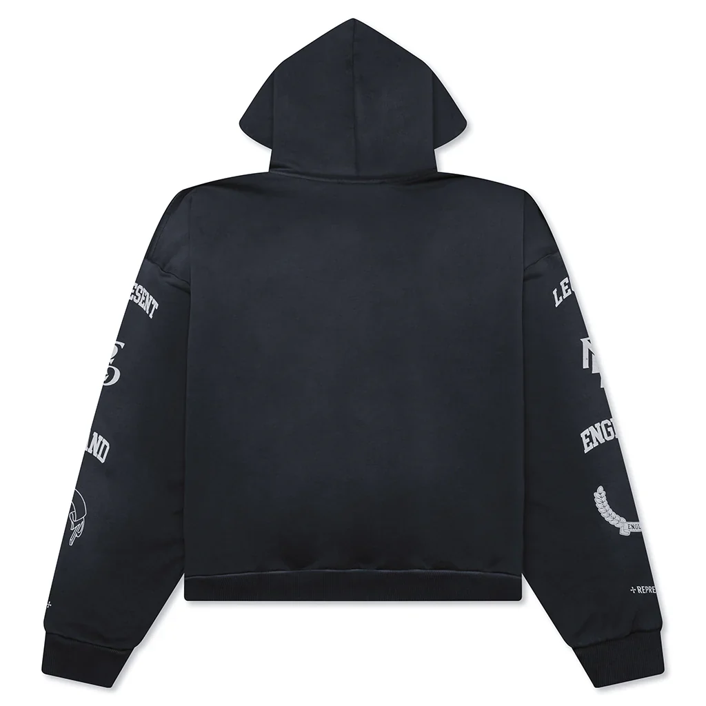 Legacy Crest Hoodie - Stained Black - Image 2